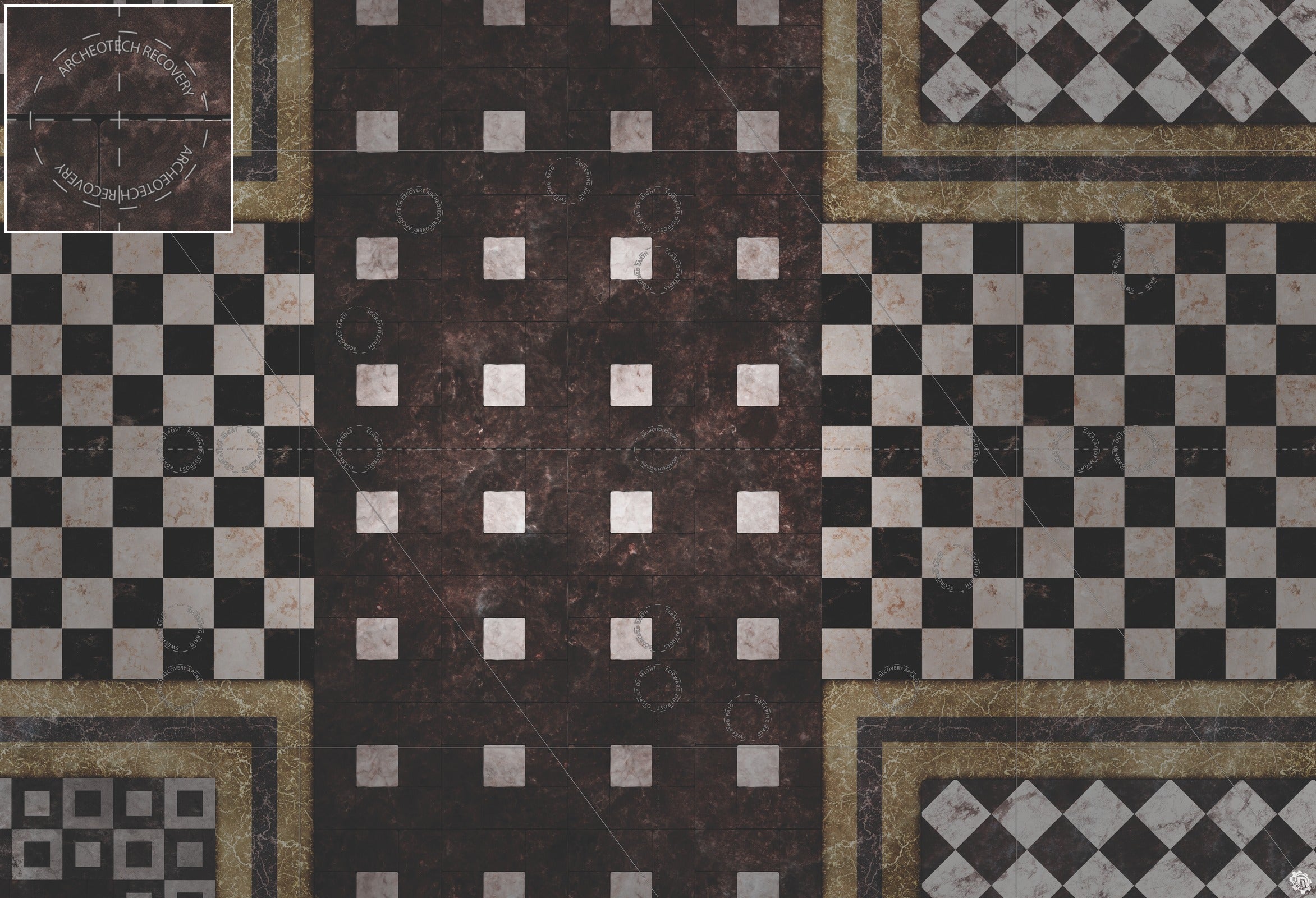 Mats by Mars: Manor Hall Tabletop Wargaming Play Mat