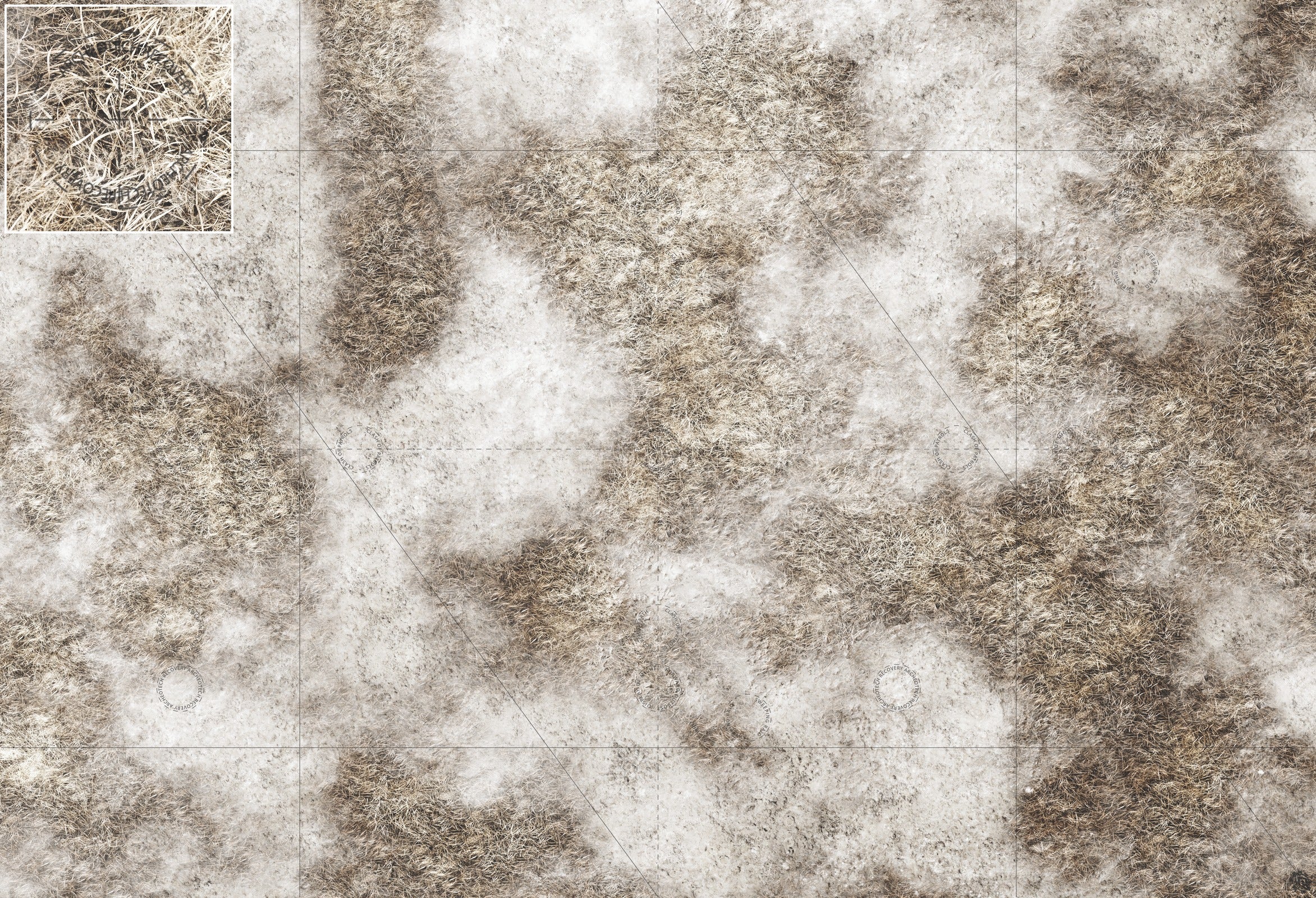 Mats by Mars: Sagebrush Steppes Tabletop Wargaming Play Mat
