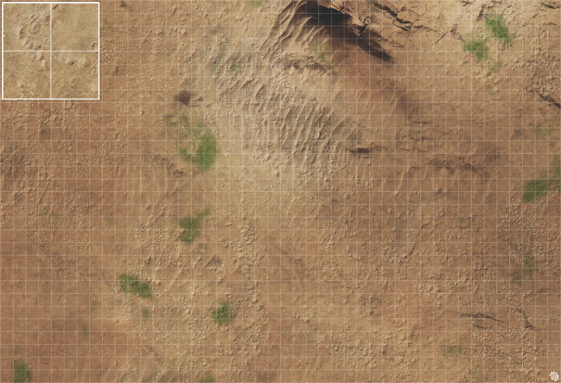 Mats by Mars: Blistering Expanse Wargaming Play Mat