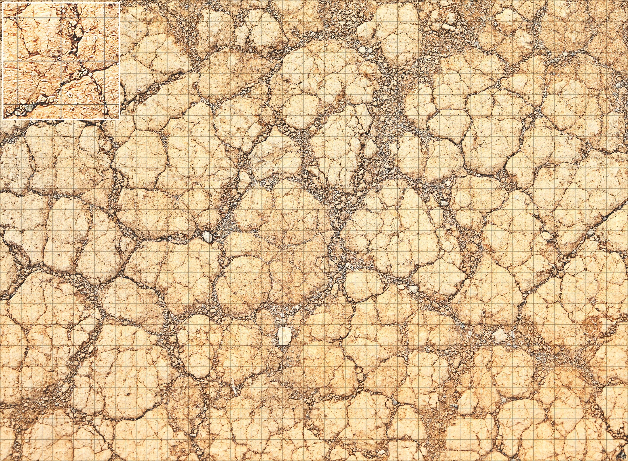 Mats by Mars: Desert Tabletop Wargaming Play Mat