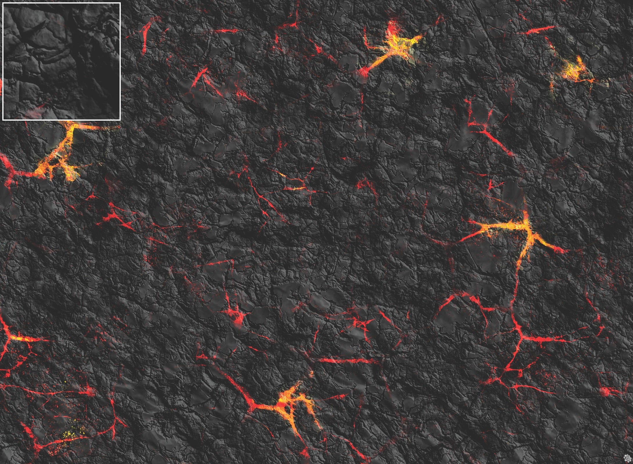 Mats by Mars: Molten Crust Tabletop Wargaming Play Mat