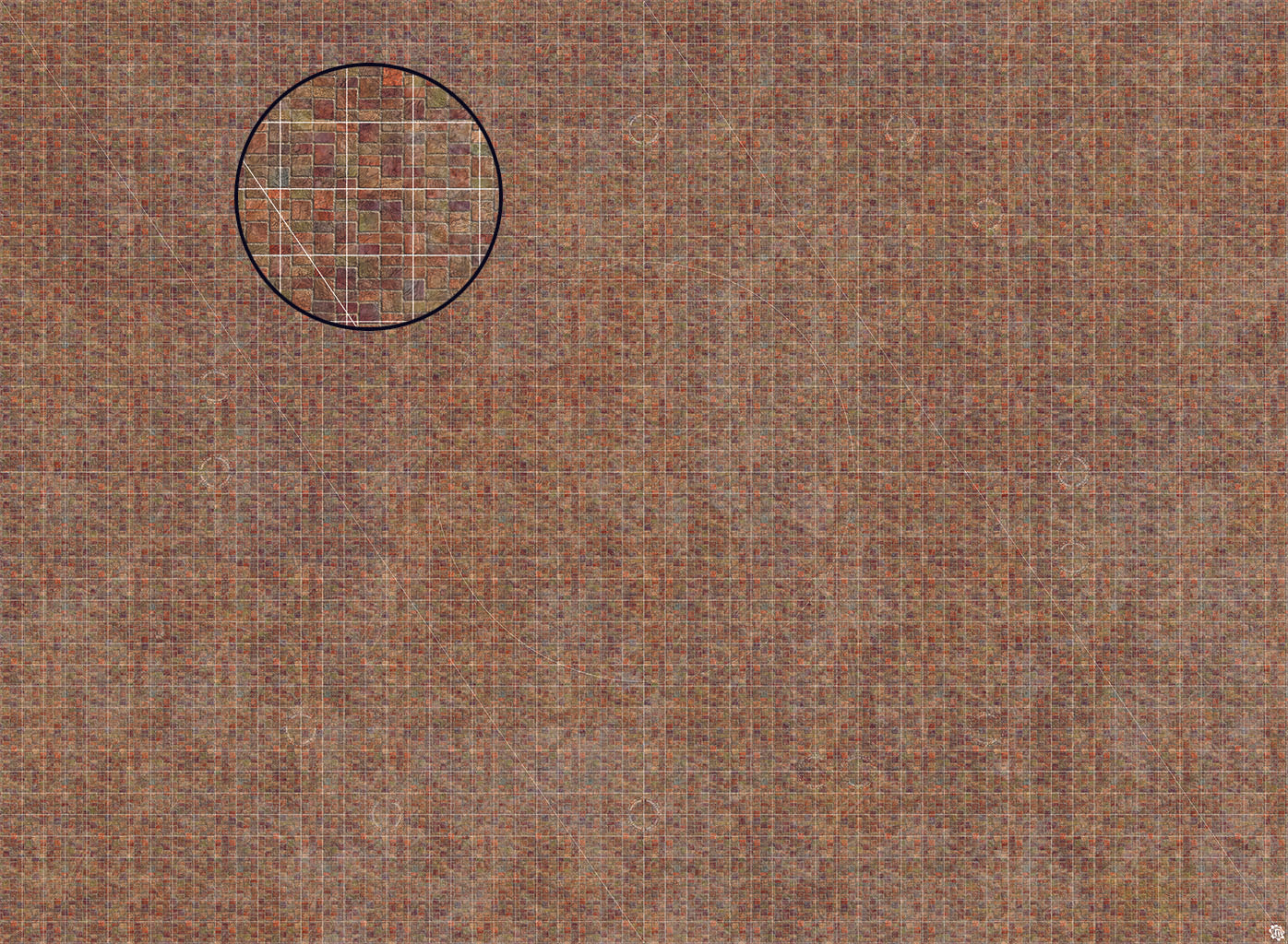 Mats by Mars: Sett in Stone (Red) Tabletop Wargaming Play Mat