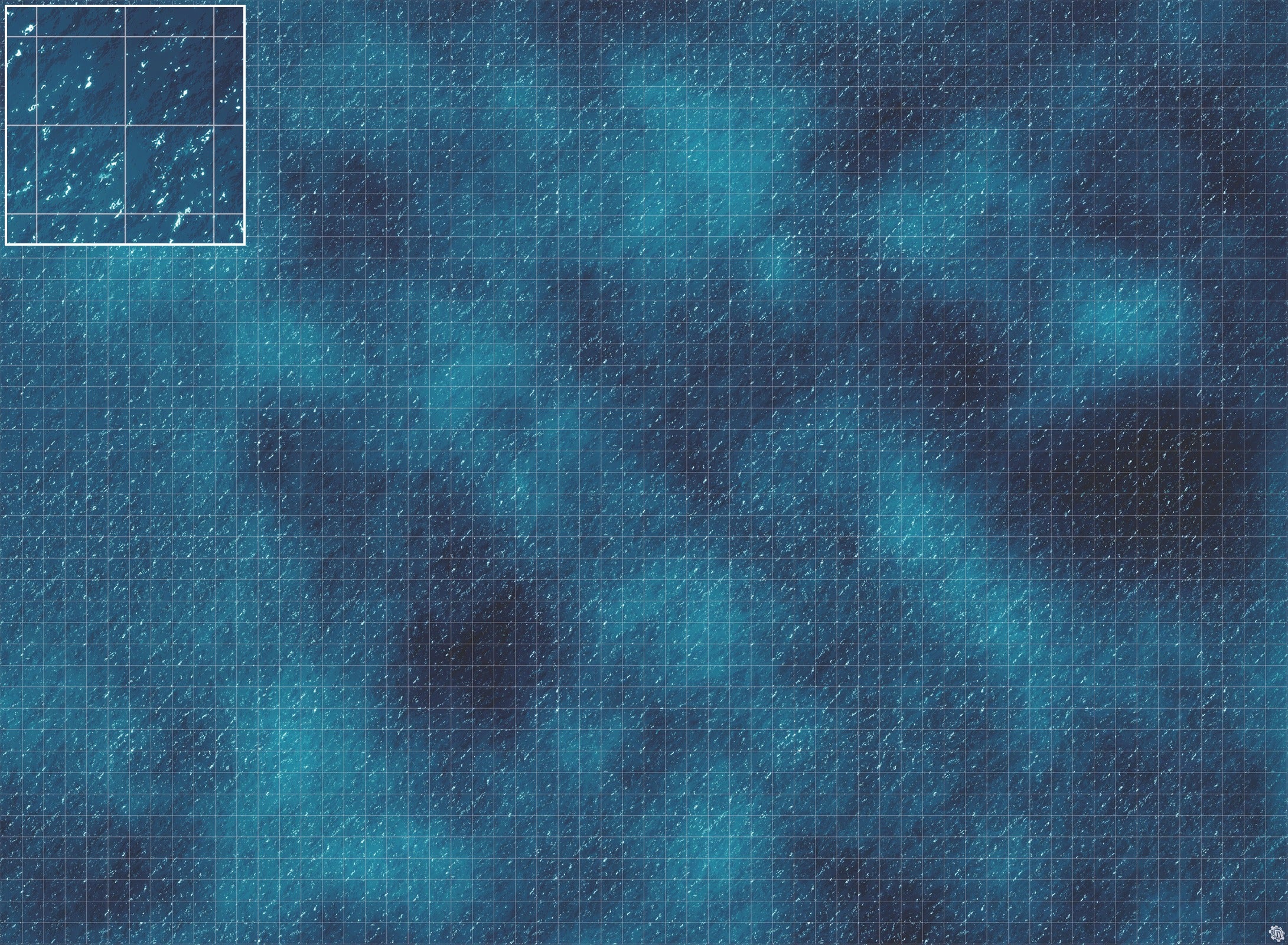 Mats by Mars: Dark Caribbean Tabletop Wargaming Play Mat