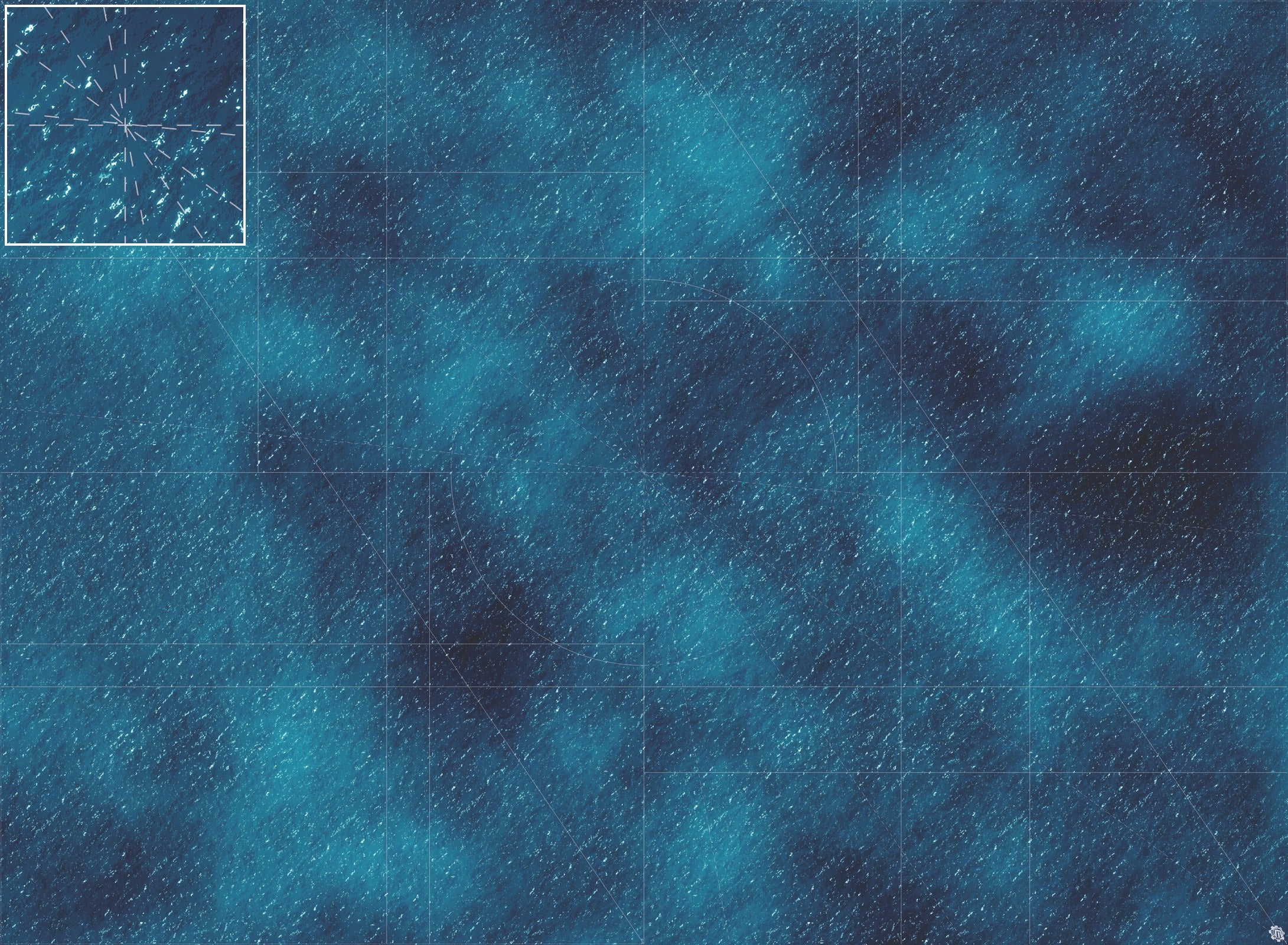 Mats by Mars: Dark Caribbean Tabletop Wargaming Play Mat