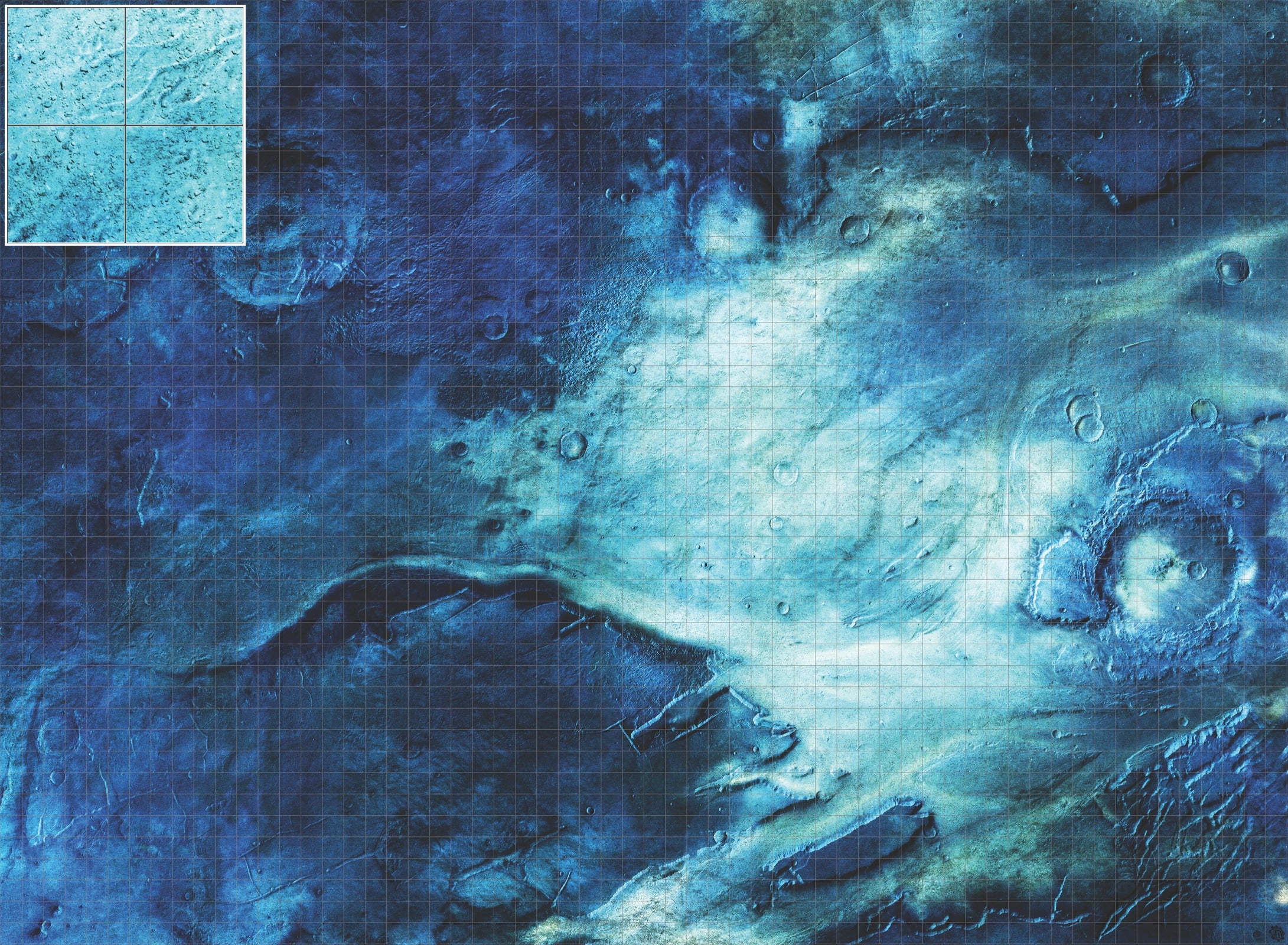 Mats by Mars: Rimecrust Tabletop Wargaming Play Mat