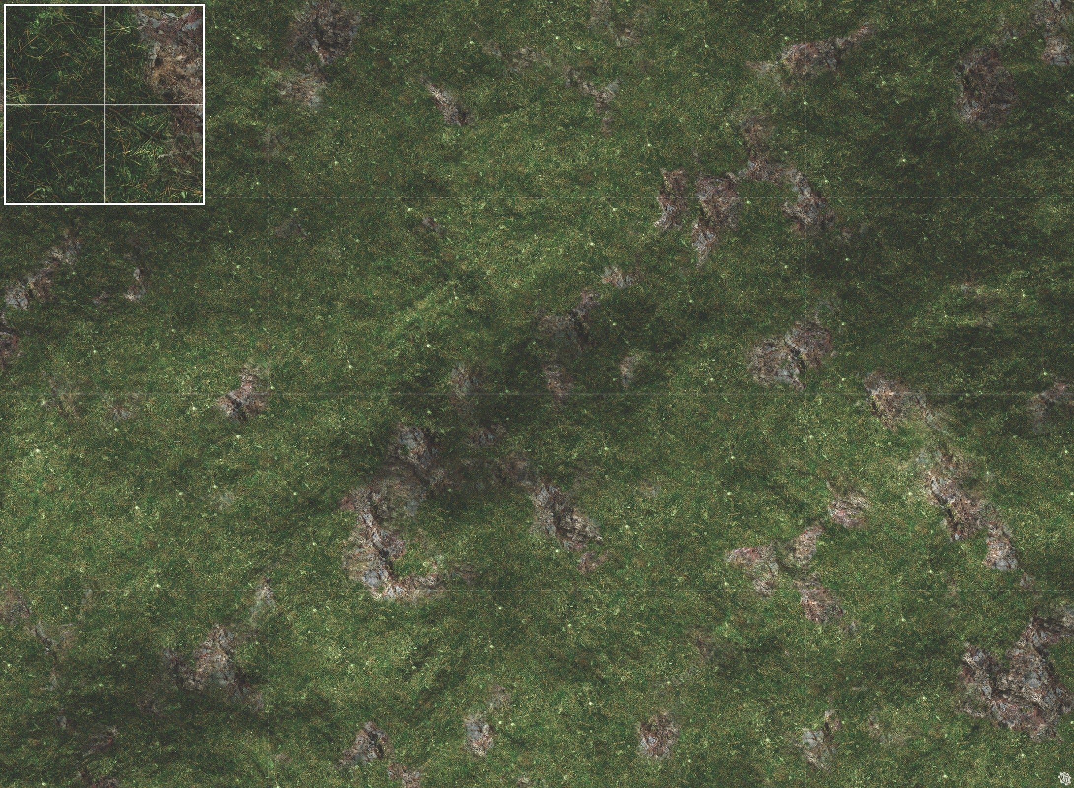 Mats by Mars: Green Hills Tabletop Wargaming Play Mat