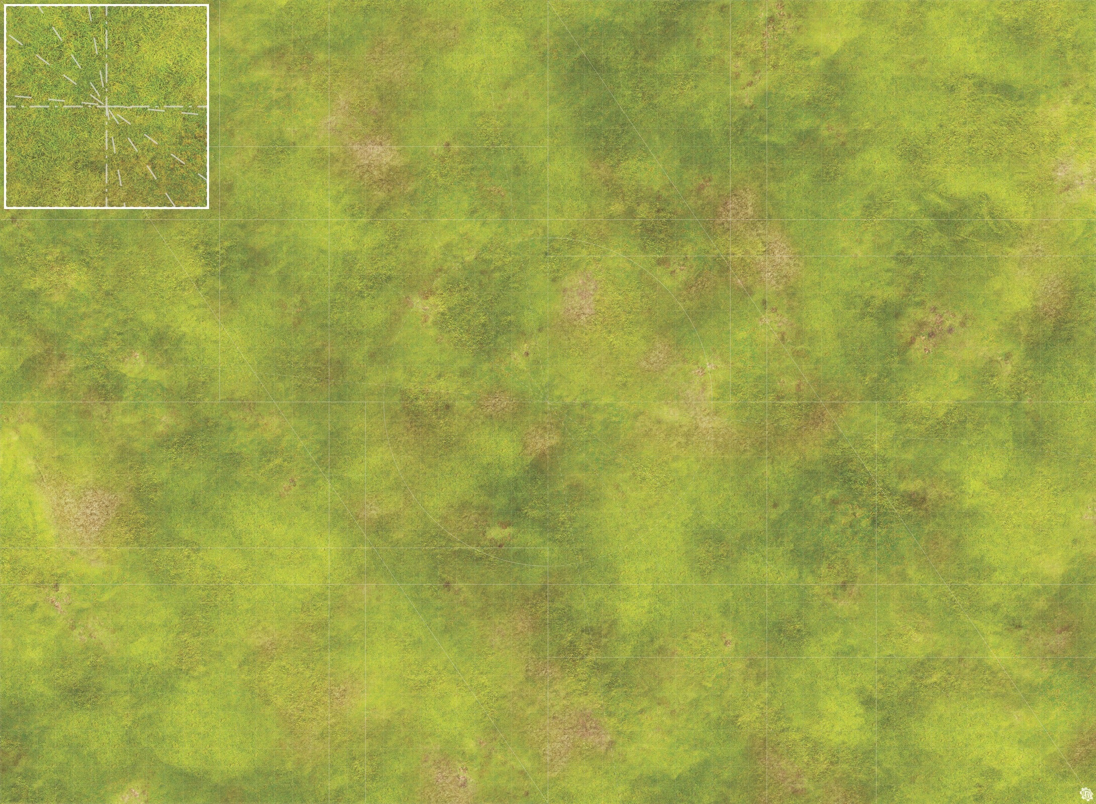 Mats by Mars: Peaceful Prairie Tabletop Wargaming Play Mat