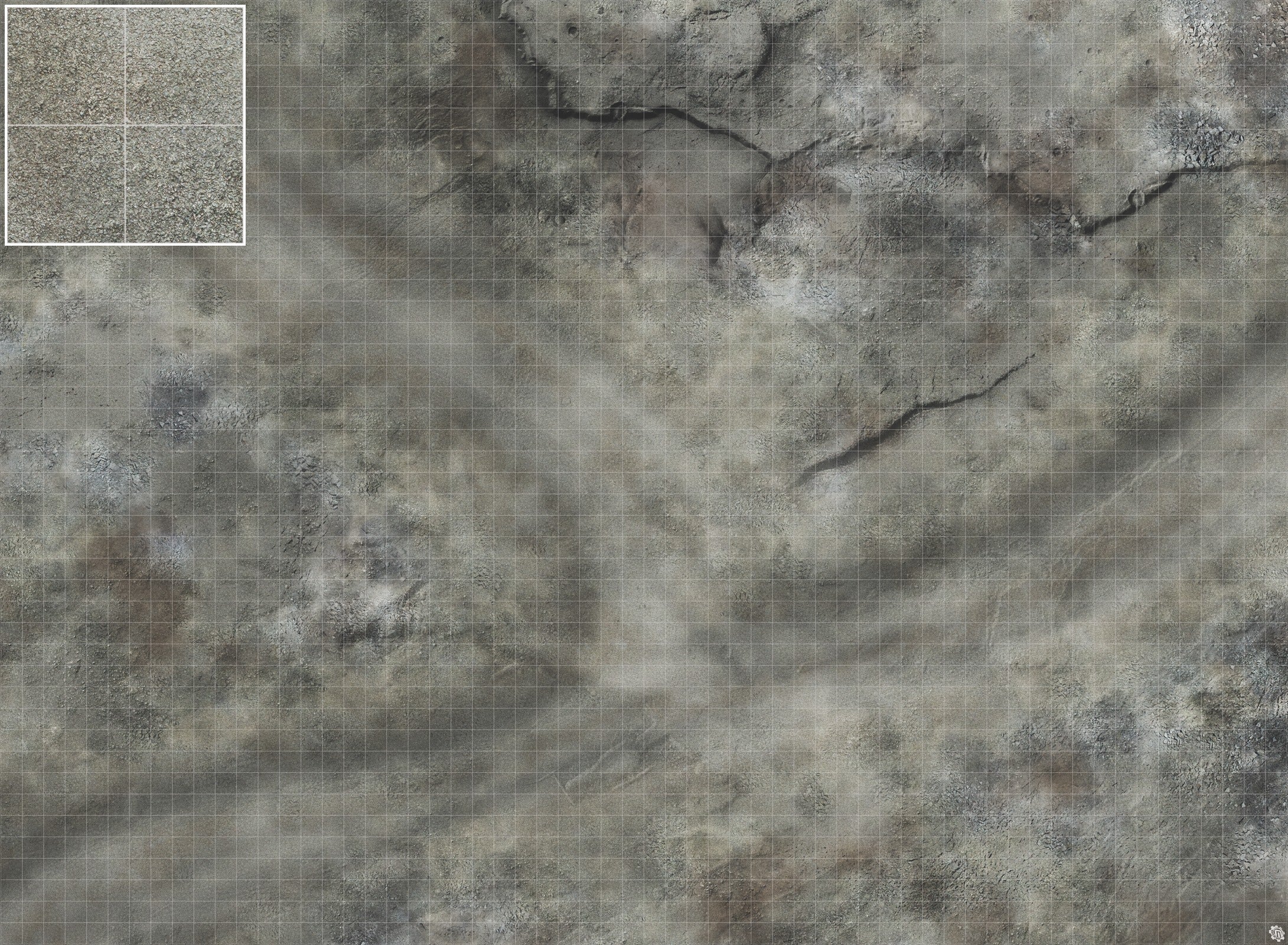 Mats by Mars: Ashen Wastes Tabletop Wargaming Play Mat
