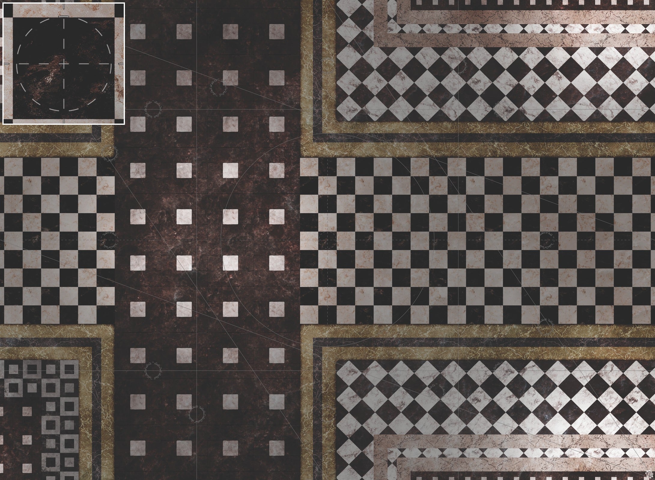 Mats by Mars: Manor Hall Tabletop Wargaming Play Mat
