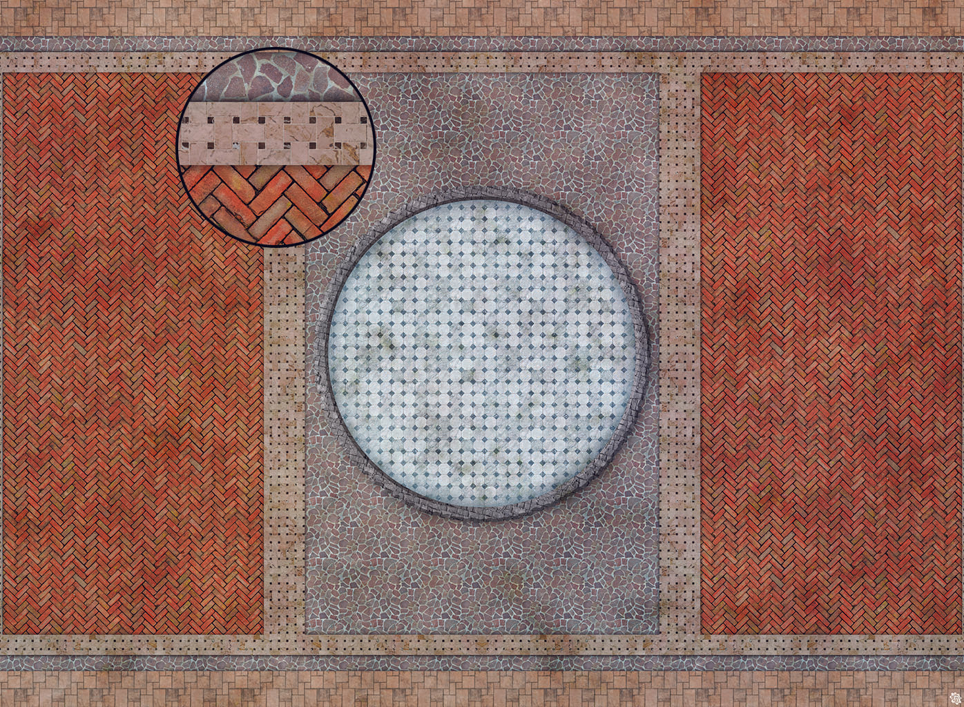 Mats by Mars: Piazza Tabletop Wargaming Play Mat