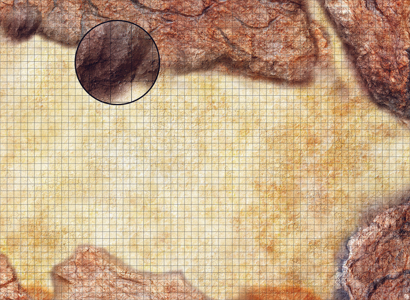 Mats by Mars: Desert Canyon Tabletop Wargaming Play Mat