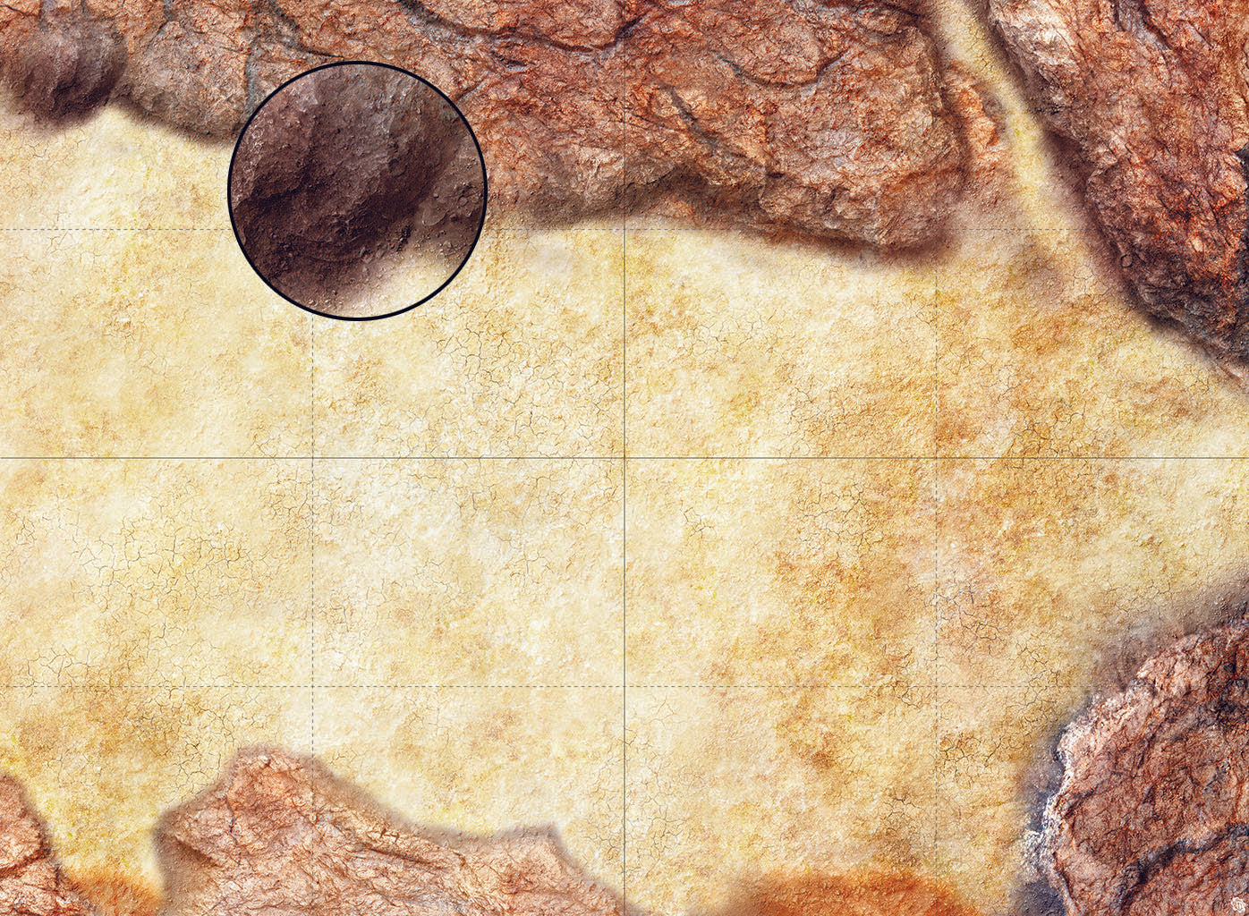 Mats by Mars: Desert Canyon Tabletop Wargaming Play Mat