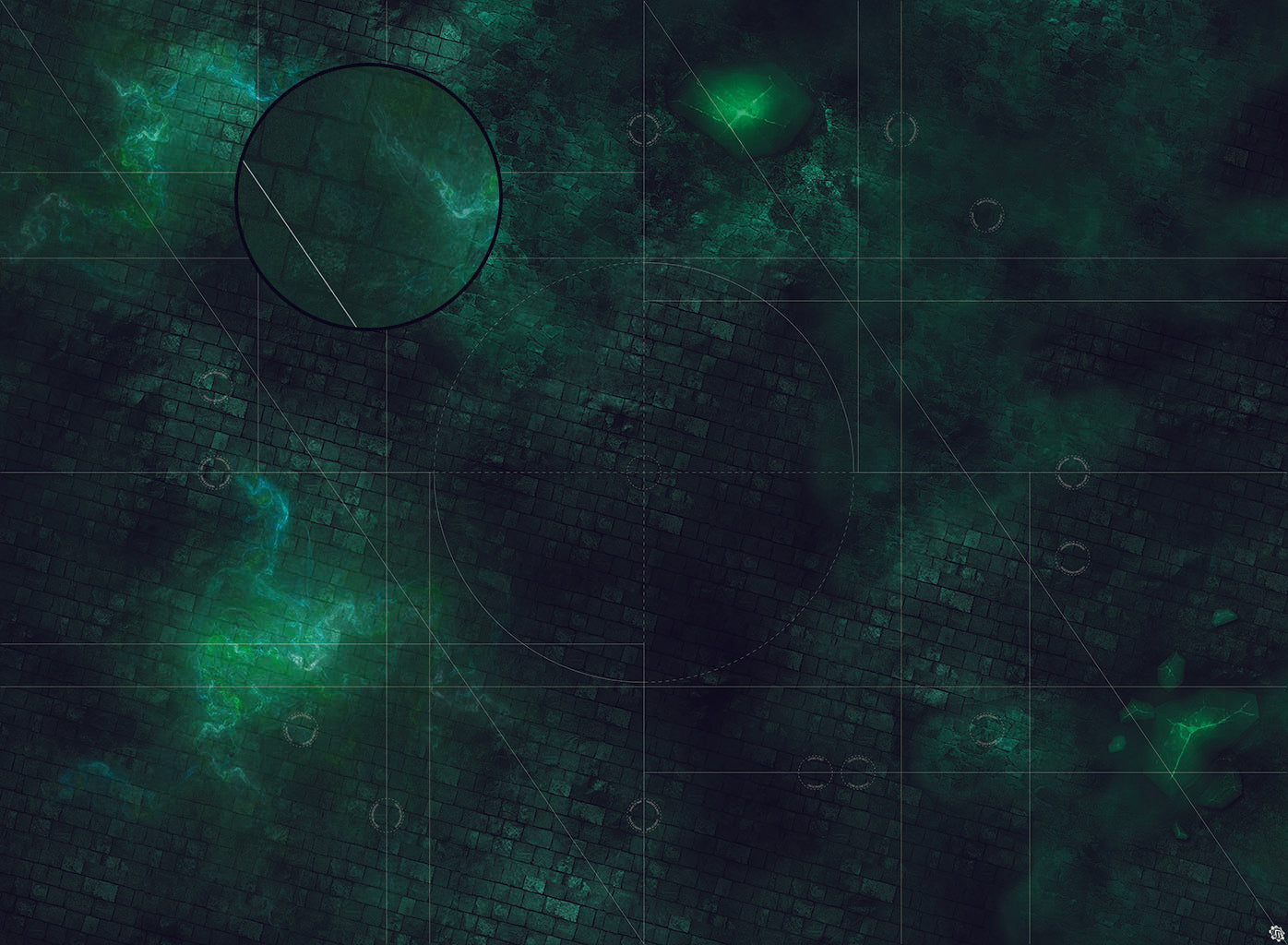 Mats by Mars: Noxious Sewer Tabletop Wargaming Play Mat