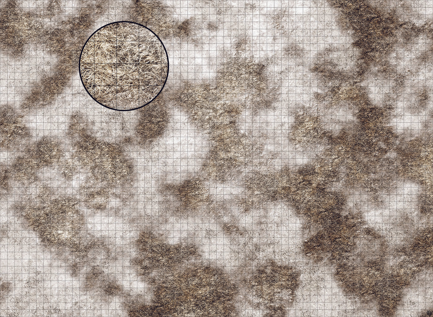 Mats by Mars: Sagebrush Steppes Tabletop Wargaming Play Mat