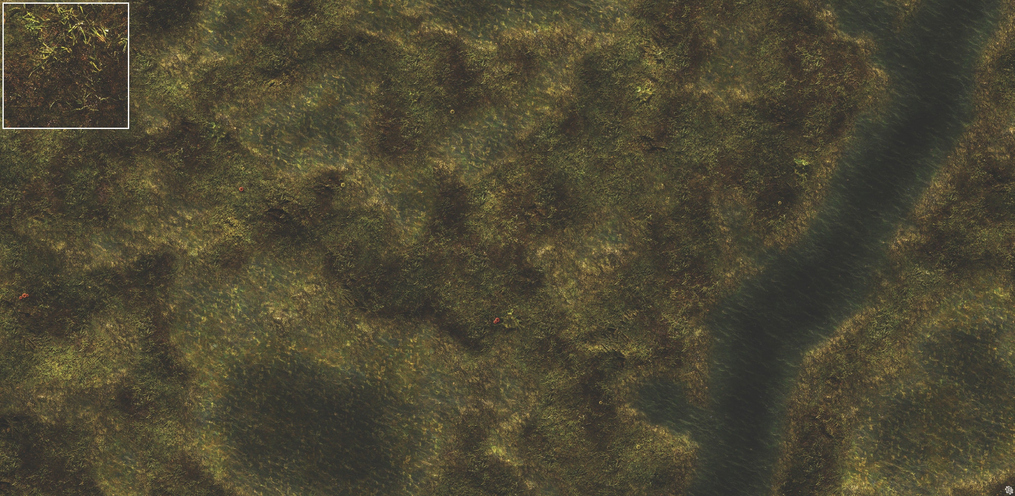 Mats by Mars: Swamplands Tabletop Wargaming Play Mat