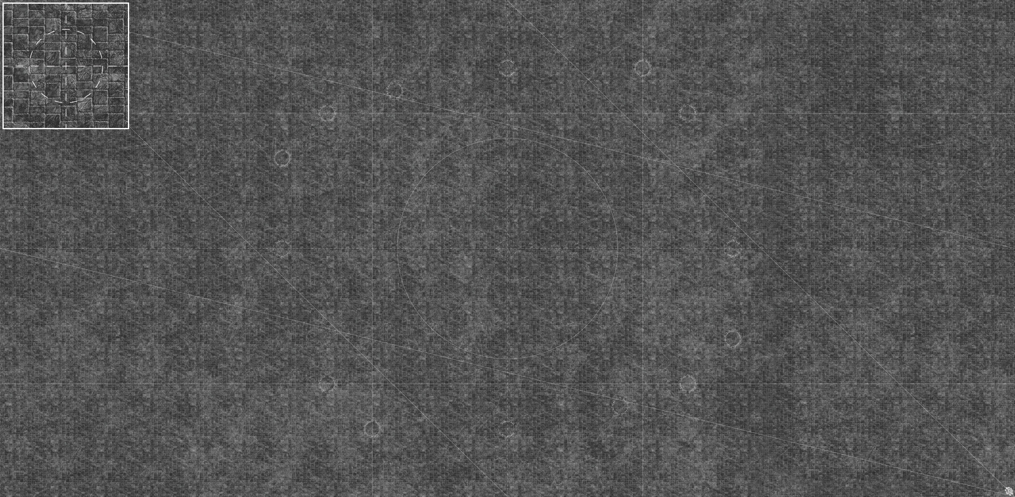 Mats by Mars: Sett in Stone (Grey) Tabletop Wargaming Play Mat
