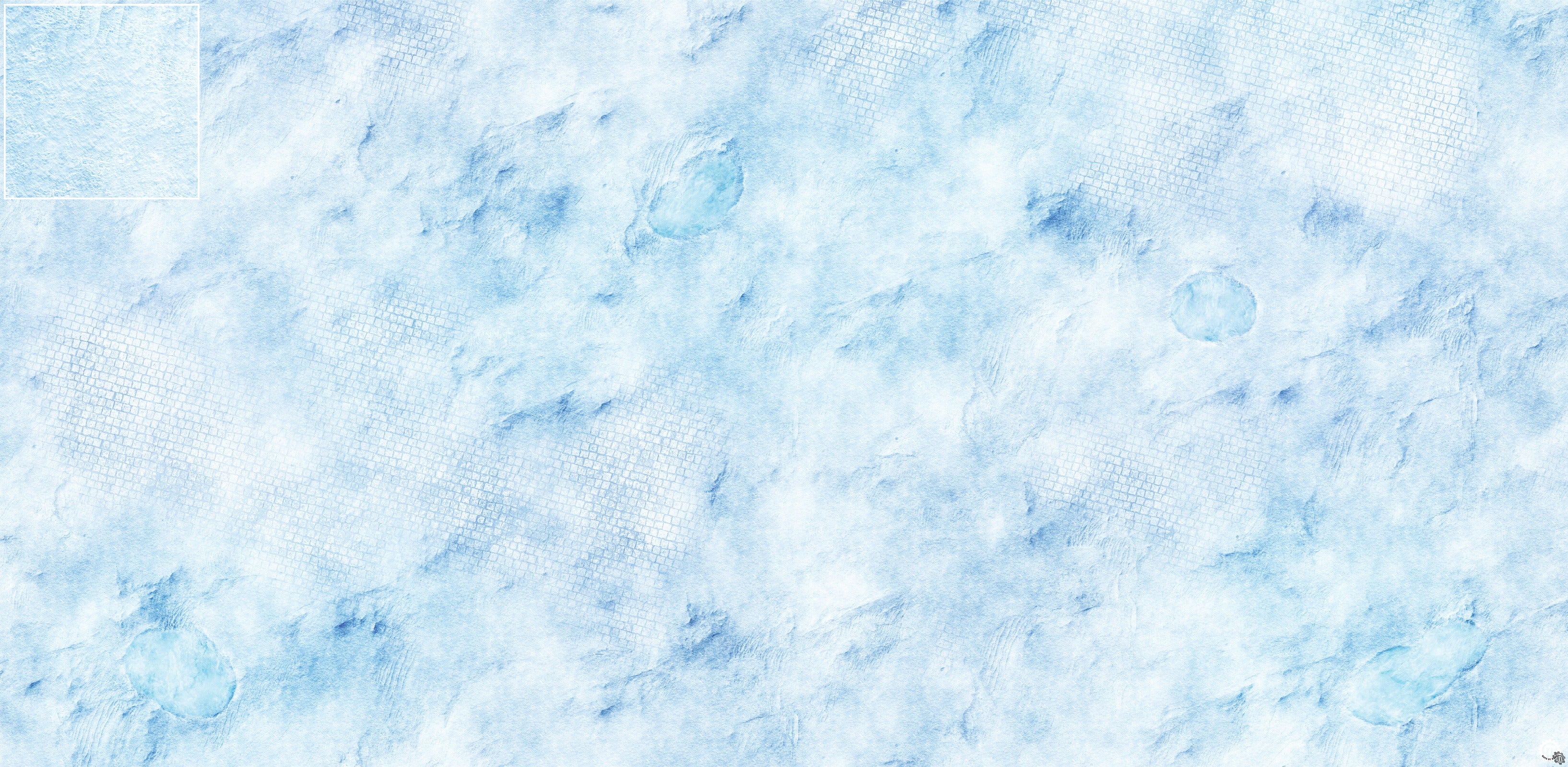 Mats by Mars: Frosty Cobbles Tabletop Wargaming Play Mat