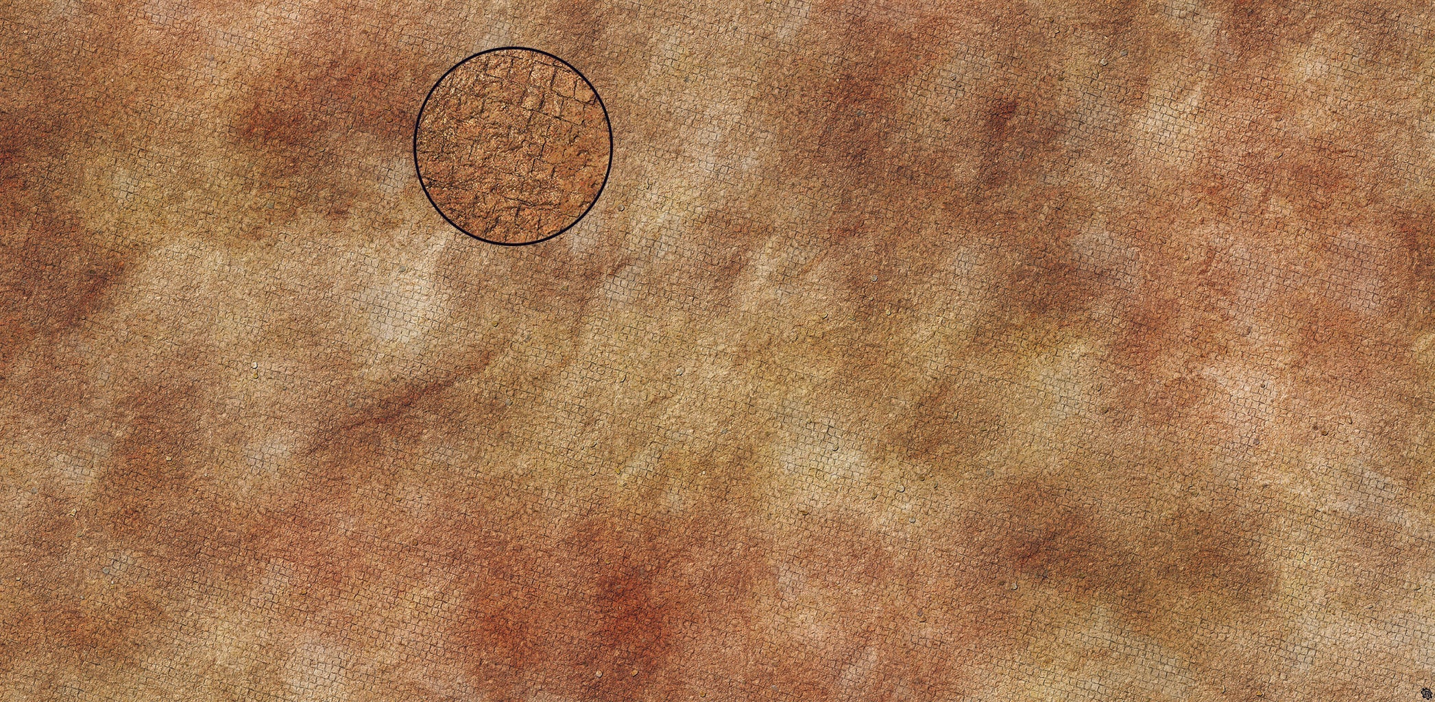 Mats by Mars: Sandy Cobbles Tabletop Wargaming Play Mat
