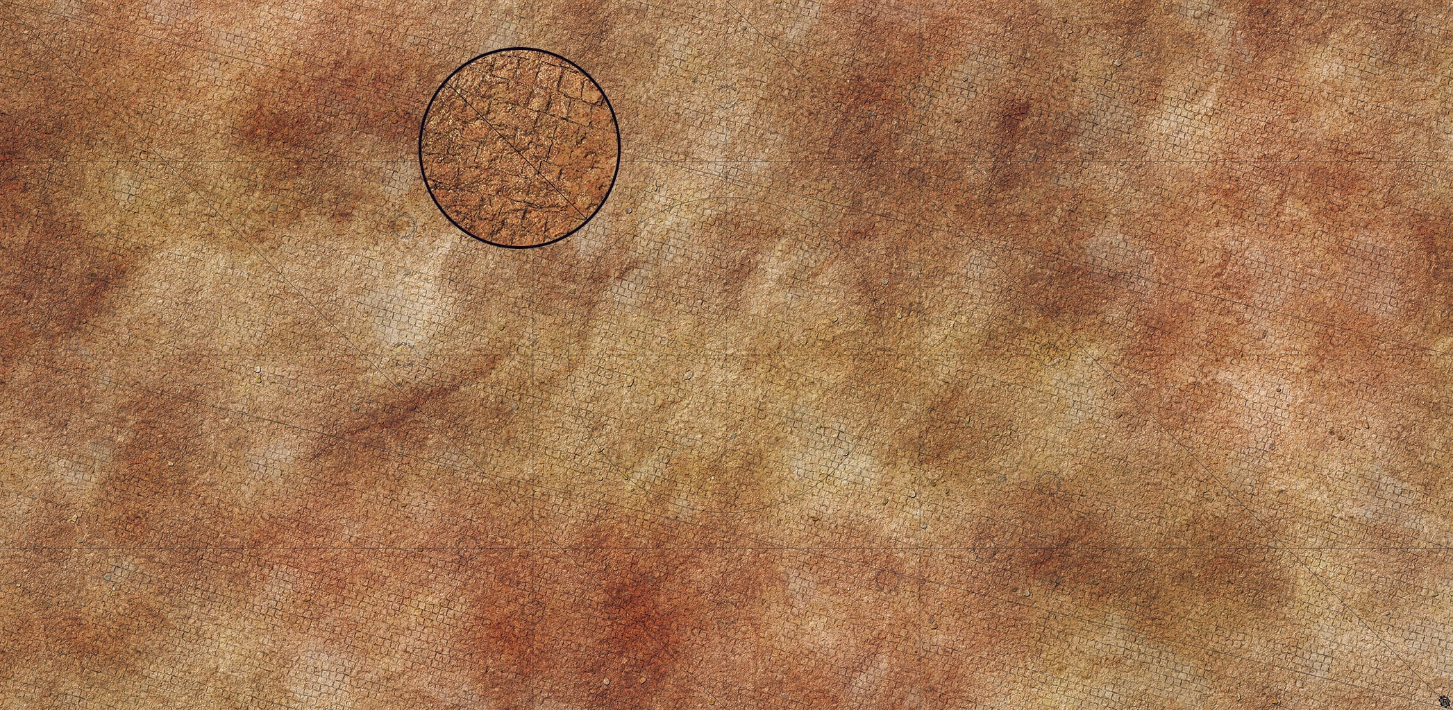 Mats by Mars: Sandy Cobbles Tabletop Wargaming Play Mat