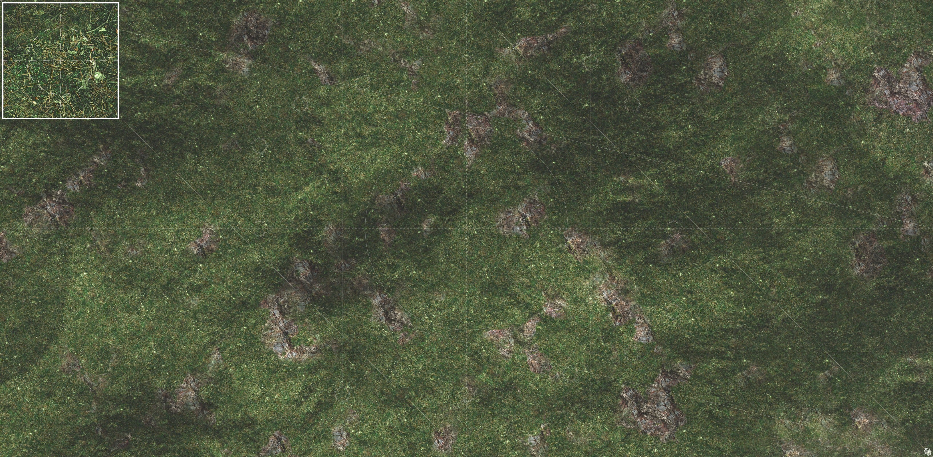 Mats by Mars: Green Hills Tabletop Wargaming Play Mat