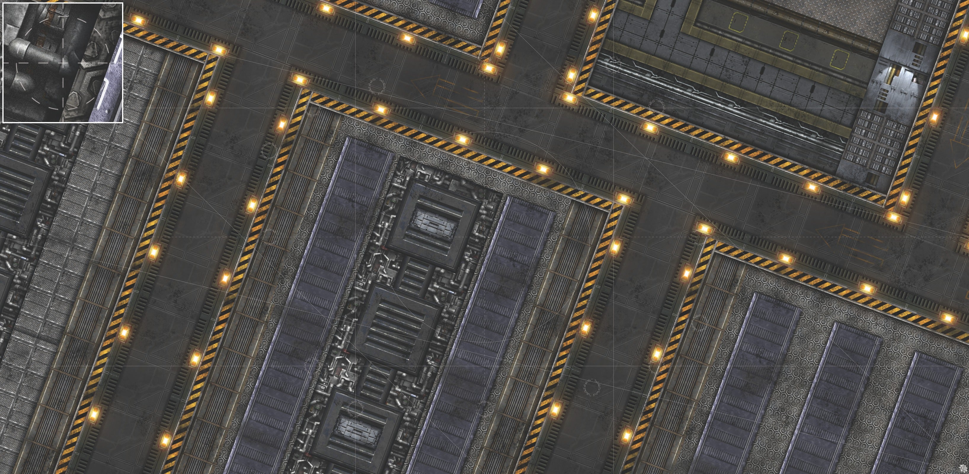 Mats by Mars: Factory Floor Tabletop Wargaming Play Mat