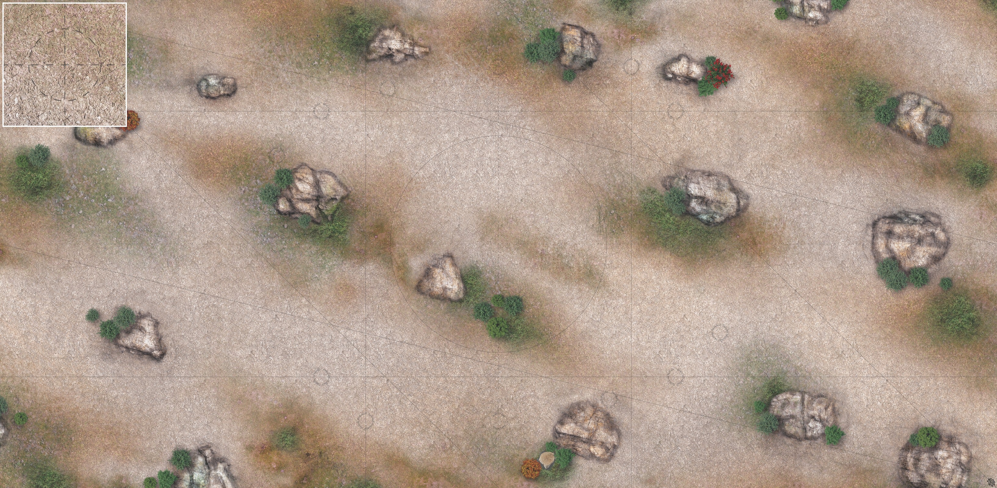 Mats by Mars: Hellenic Plateau Tabletop Wargaming Play Mat