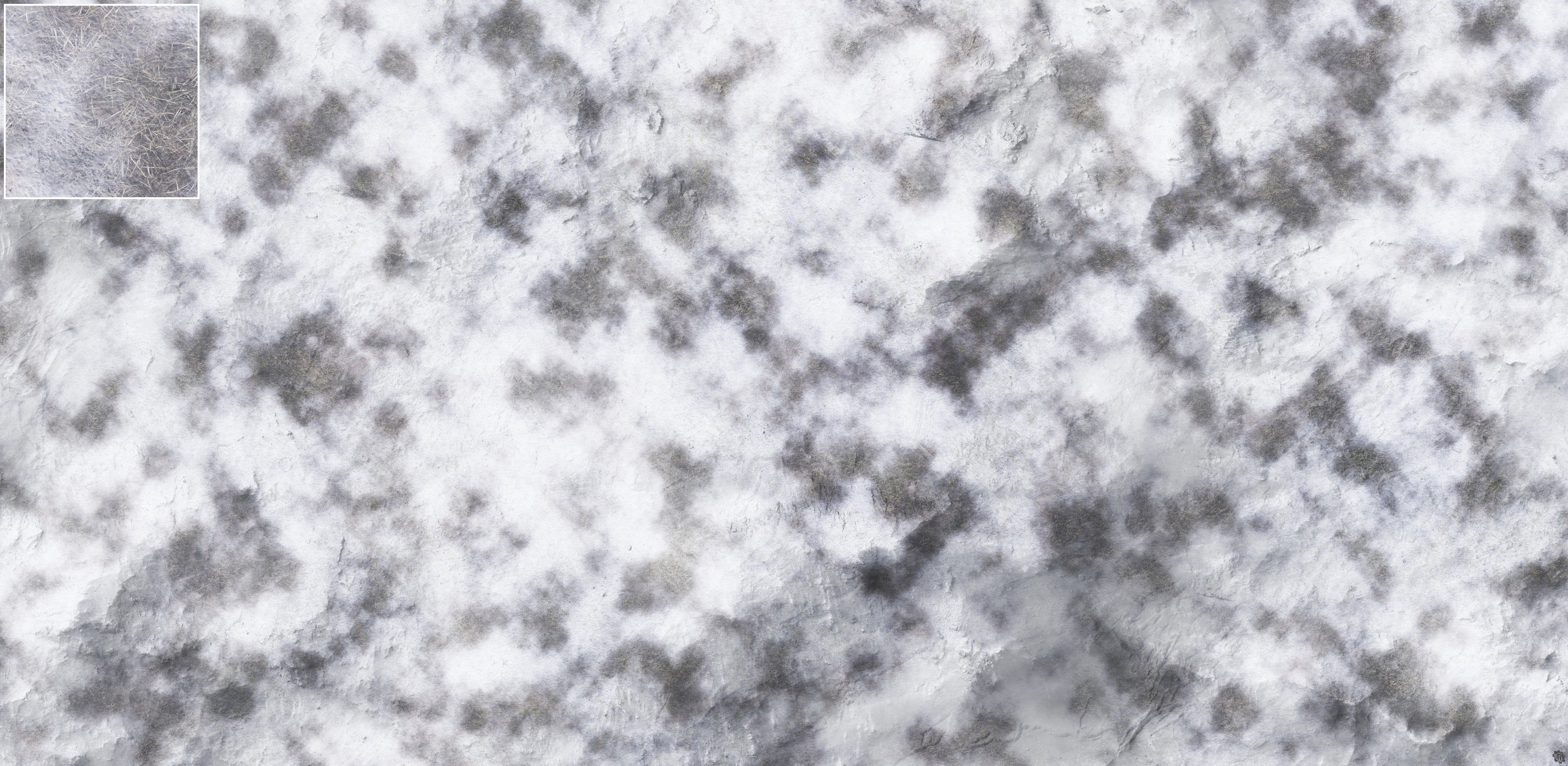 Mats by Mars: Frozen Wasteland Tabletop Wargaming Play Mat