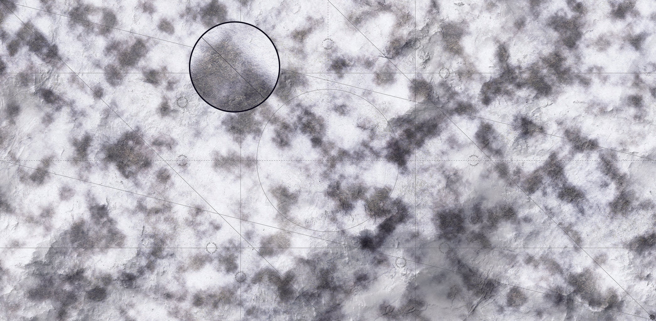 Mats by Mars: Frozen Wasteland Tabletop Wargaming Play Mat