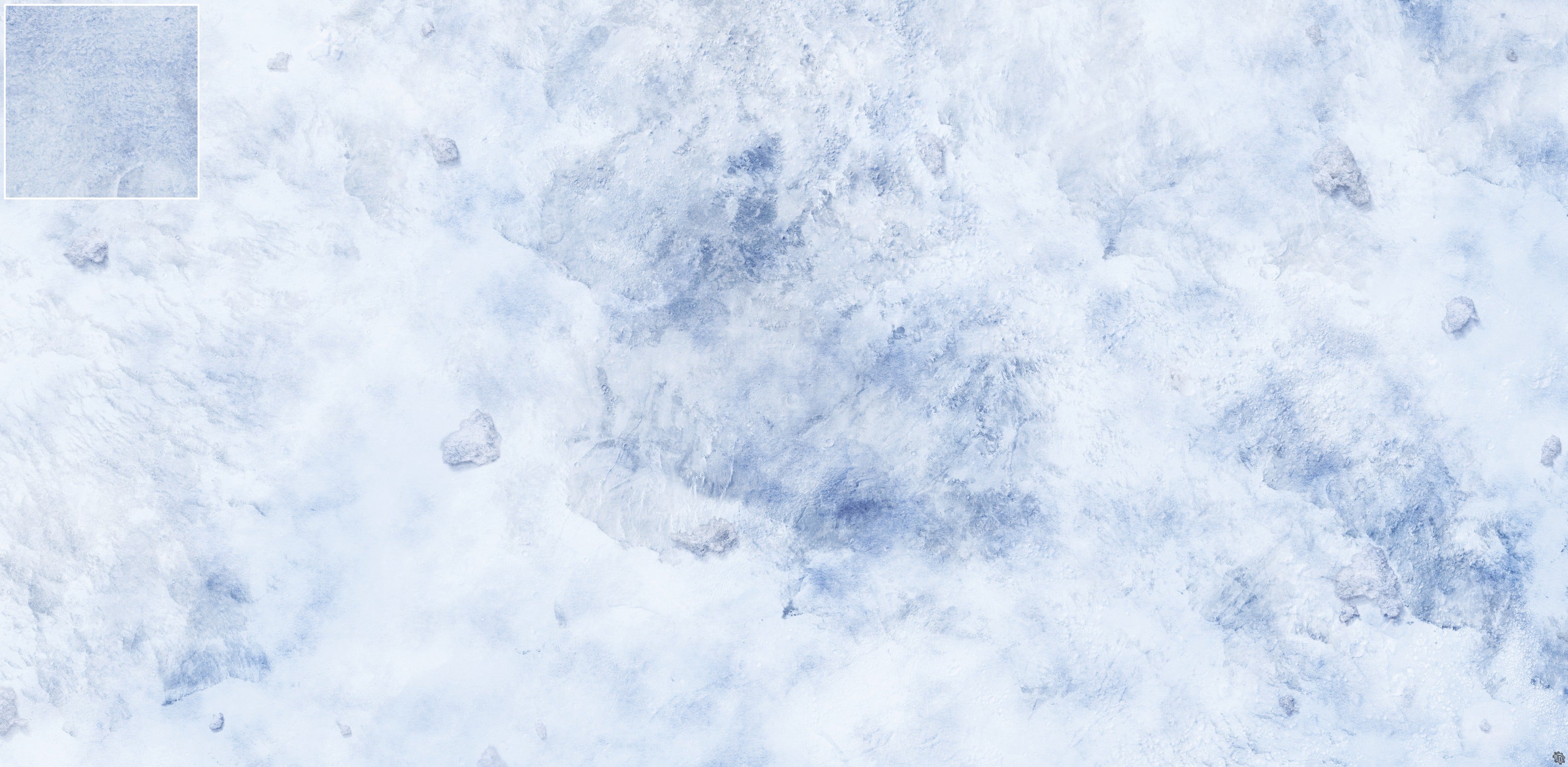 Mats by Mars: Glacial Pass Tabletop Wargaming Play Mat