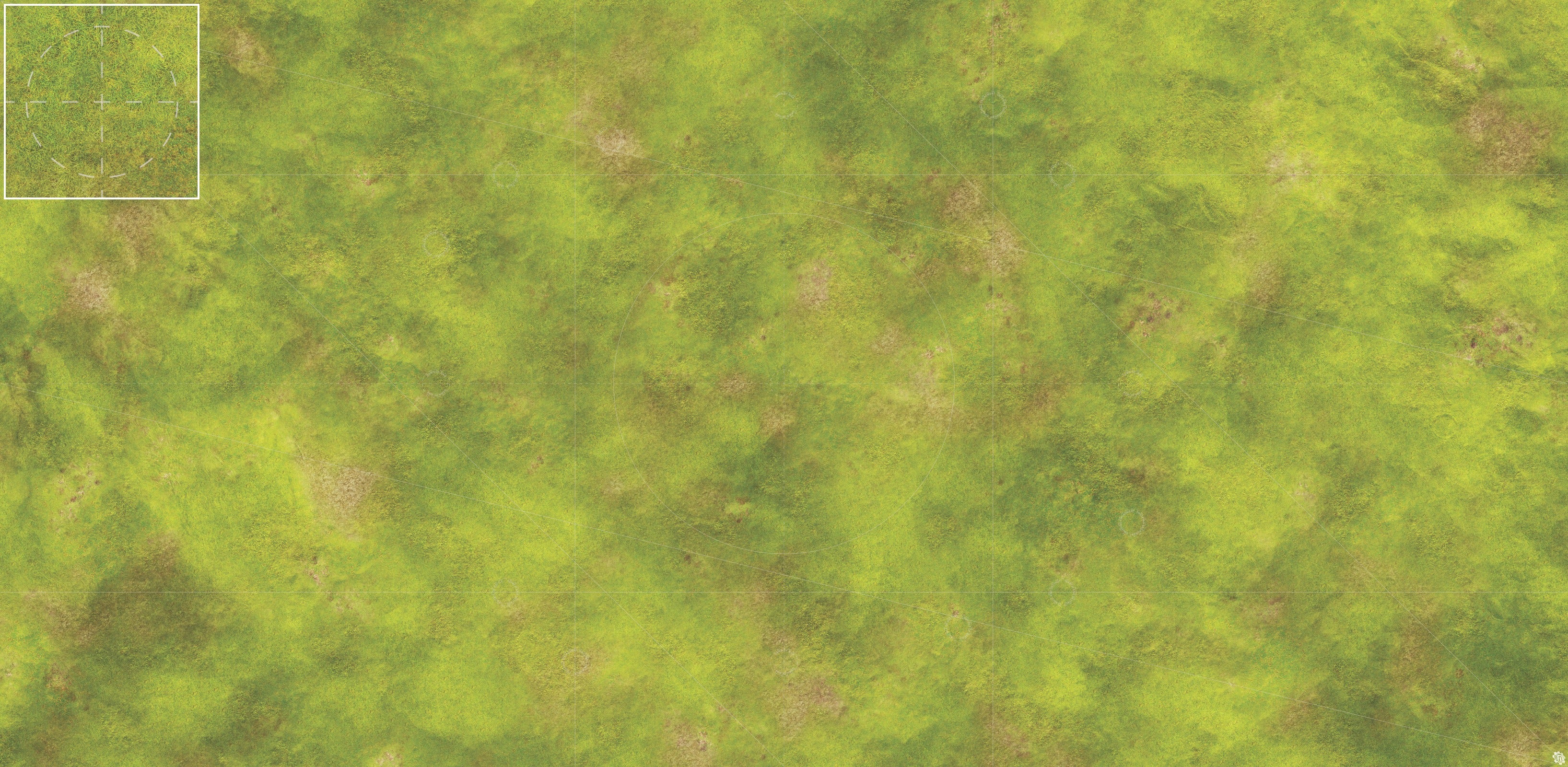 Mats by Mars: Peaceful Prairie Tabletop Wargaming Play Mat