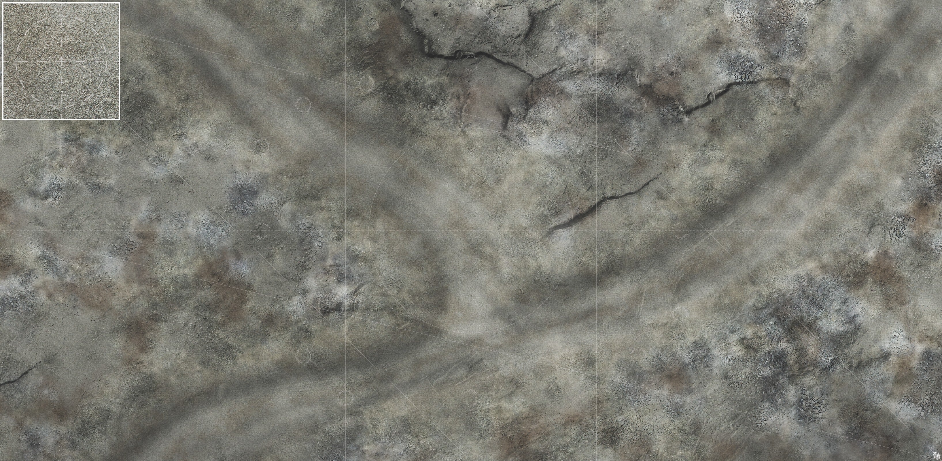 Mats by Mars: Ashen Wastes Tabletop Wargaming Play Mat
