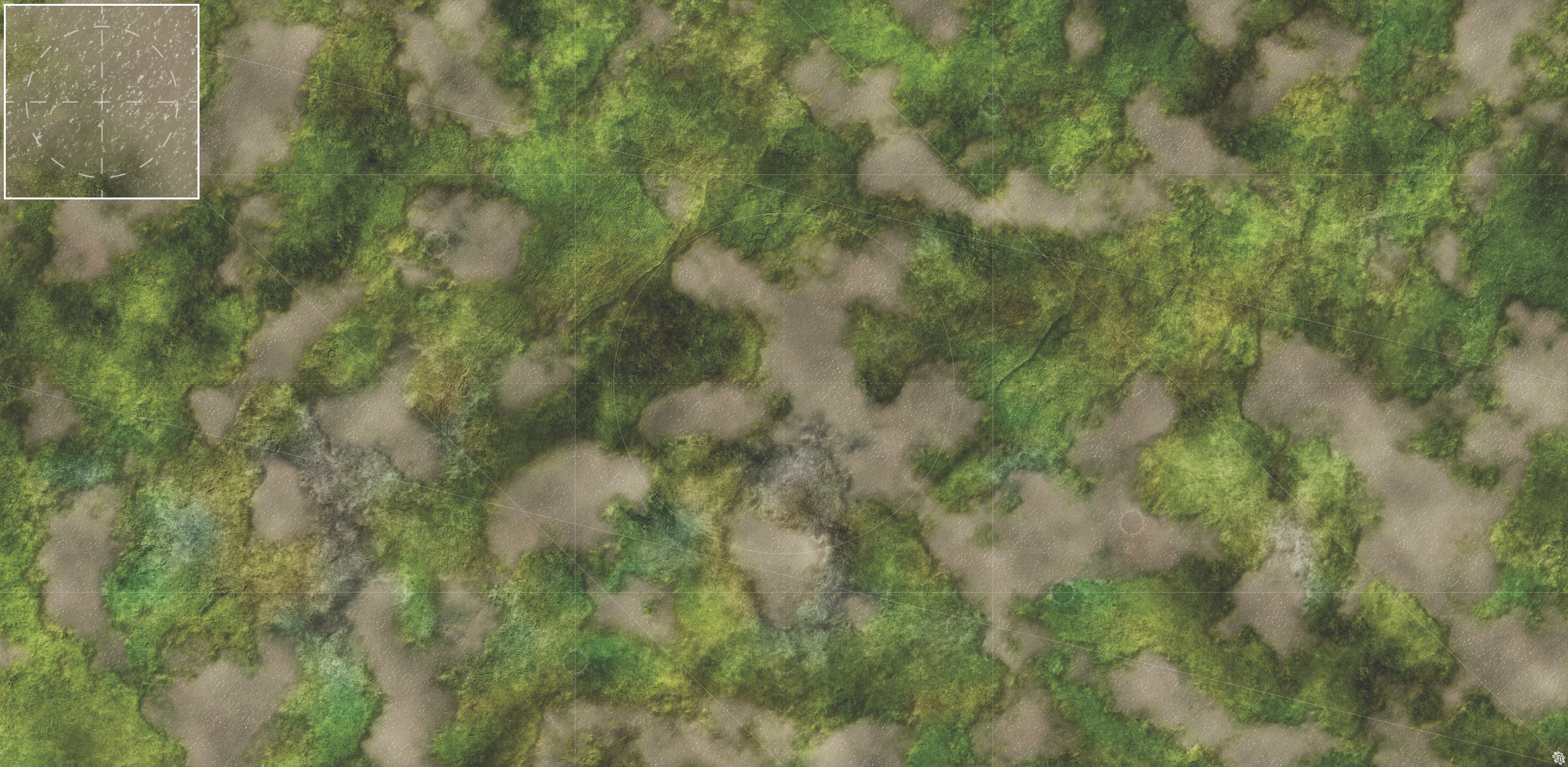 Mats by Mars: Bayou Country Tabletop Wargaming Play Mat