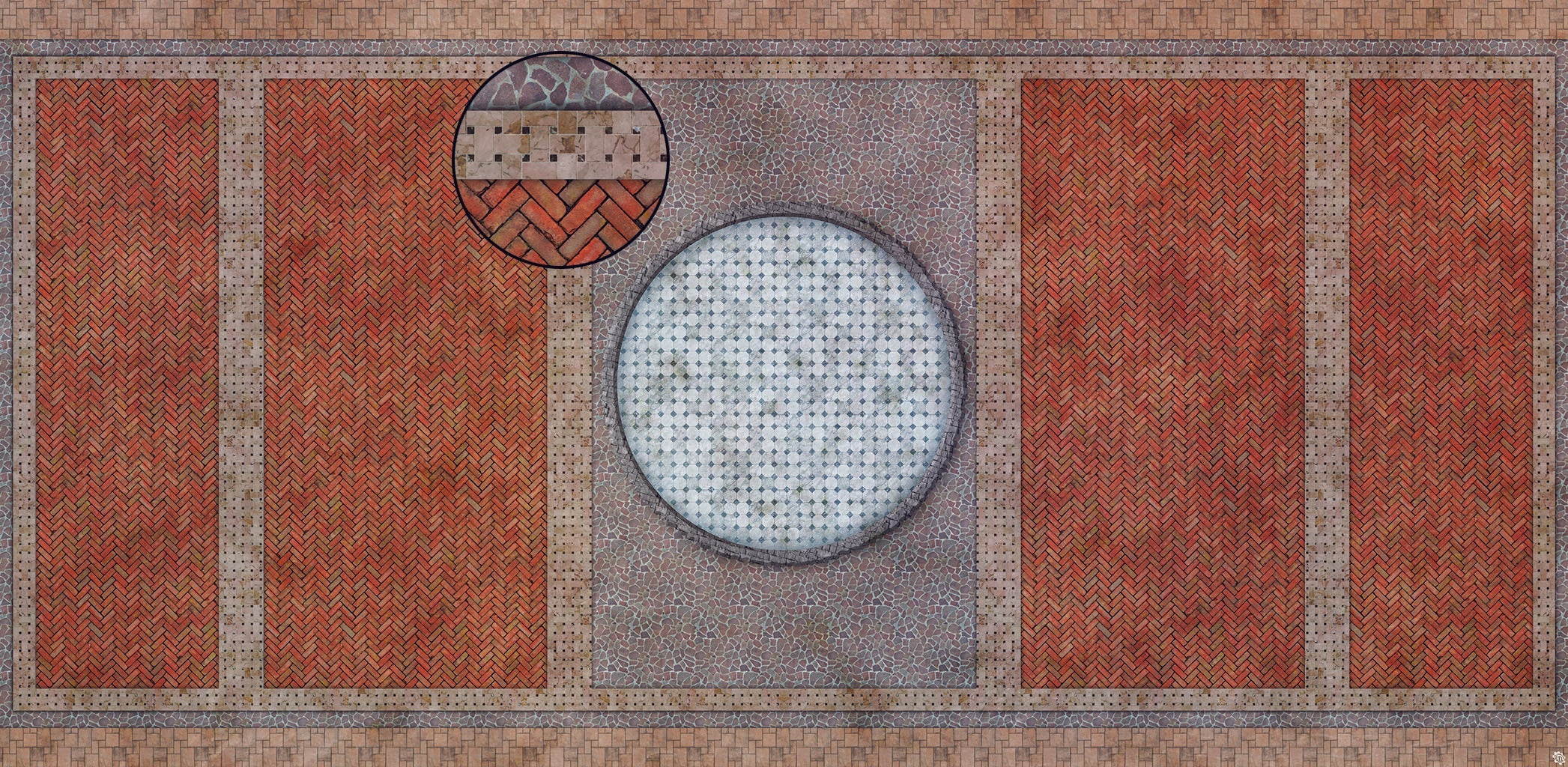 Mats by Mars: Piazza Tabletop Wargaming Play Mat
