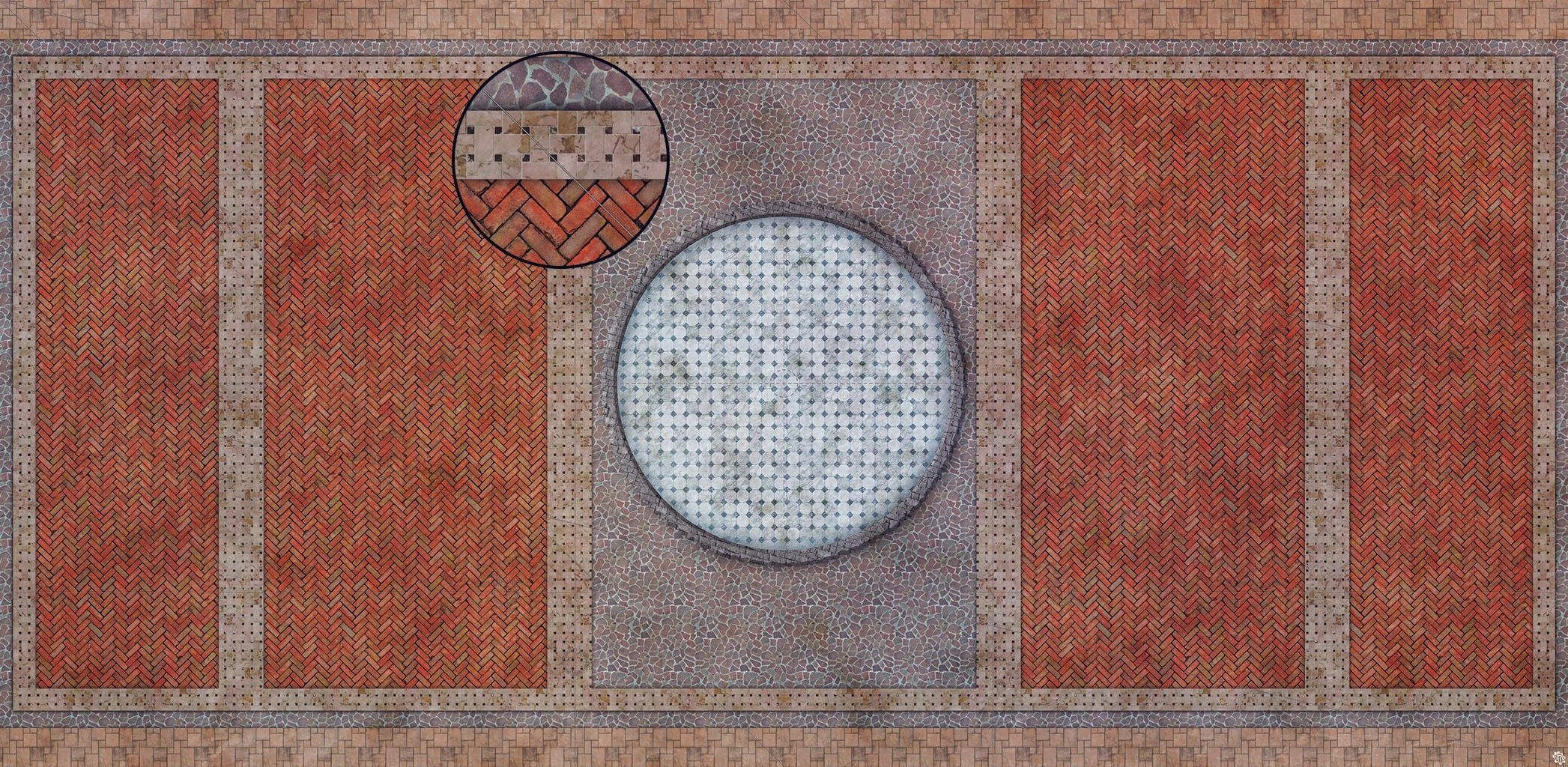 Mats by Mars: Piazza Tabletop Wargaming Play Mat
