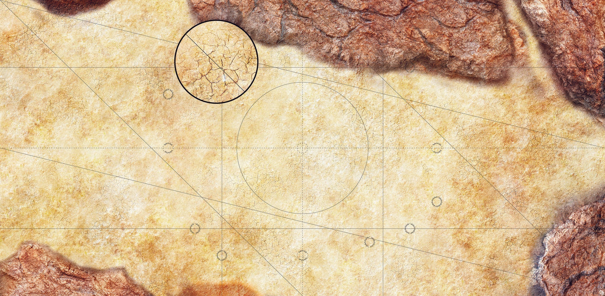 Mats by Mars: Desert Canyon Tabletop Wargaming Play Mat