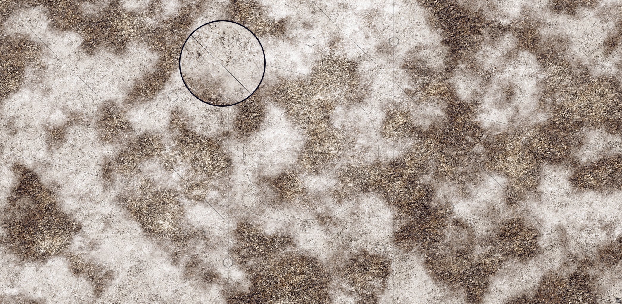 Mats by Mars: Sagebrush Steppes Tabletop Wargaming Play Mat