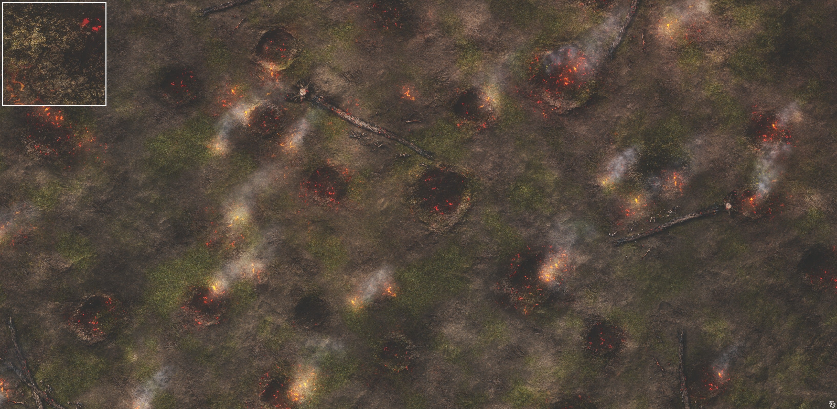 Mats by Mars: Mortar Combat Wargaming Play Mat