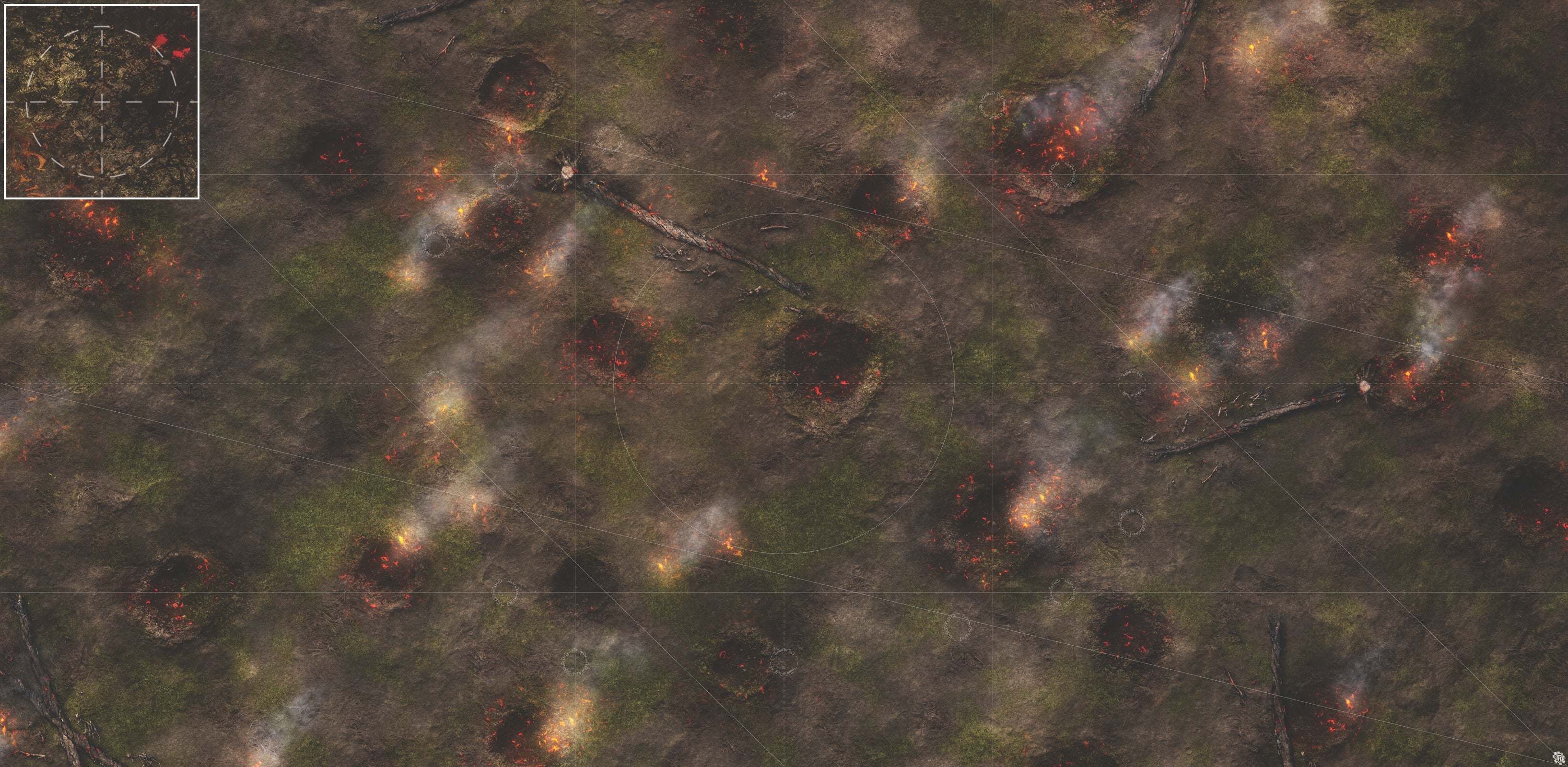 Mats by Mars: Mortar Combat Wargaming Play Mat