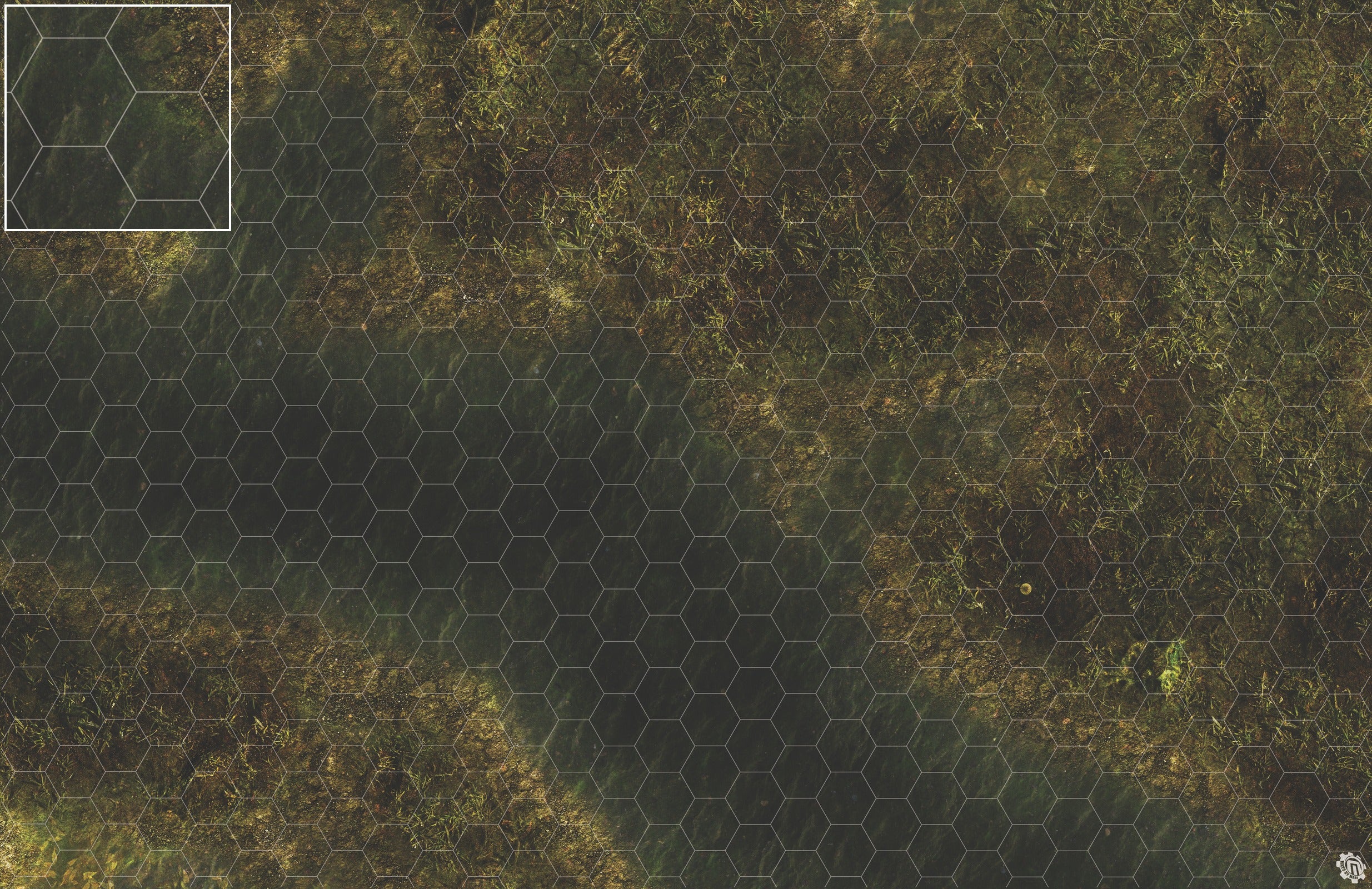 Mats by Mars: Swamplands Tabletop Wargaming Play Mat