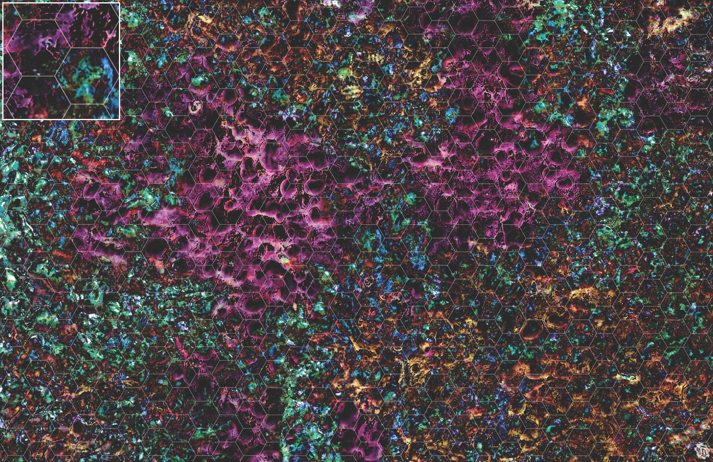 Mats by Mars: Mushroom Forest Tabletop Wargaming Play Mat
