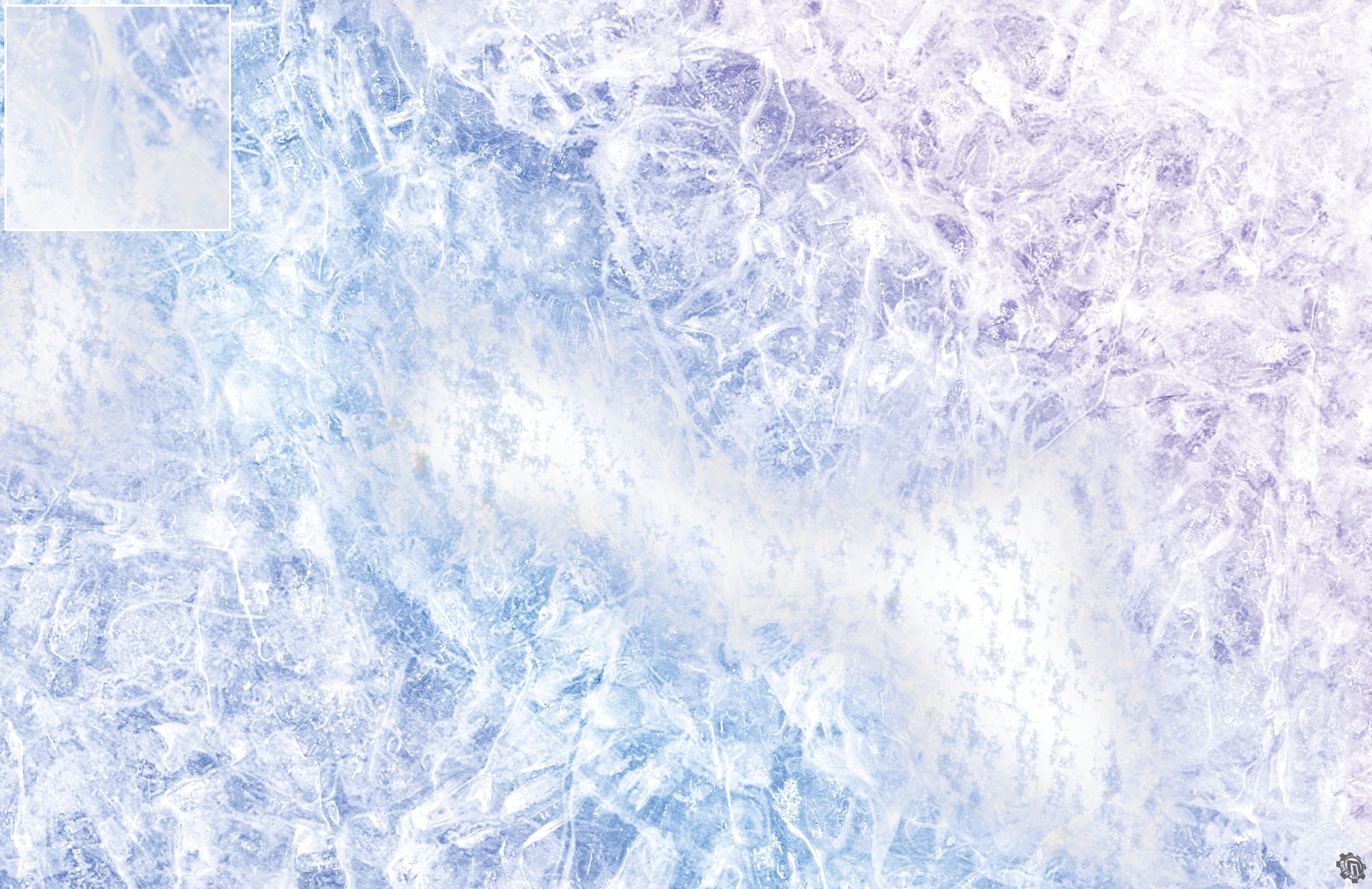 Mats by Mars: Frozen Lake Tabletop Wargaming Play Mat