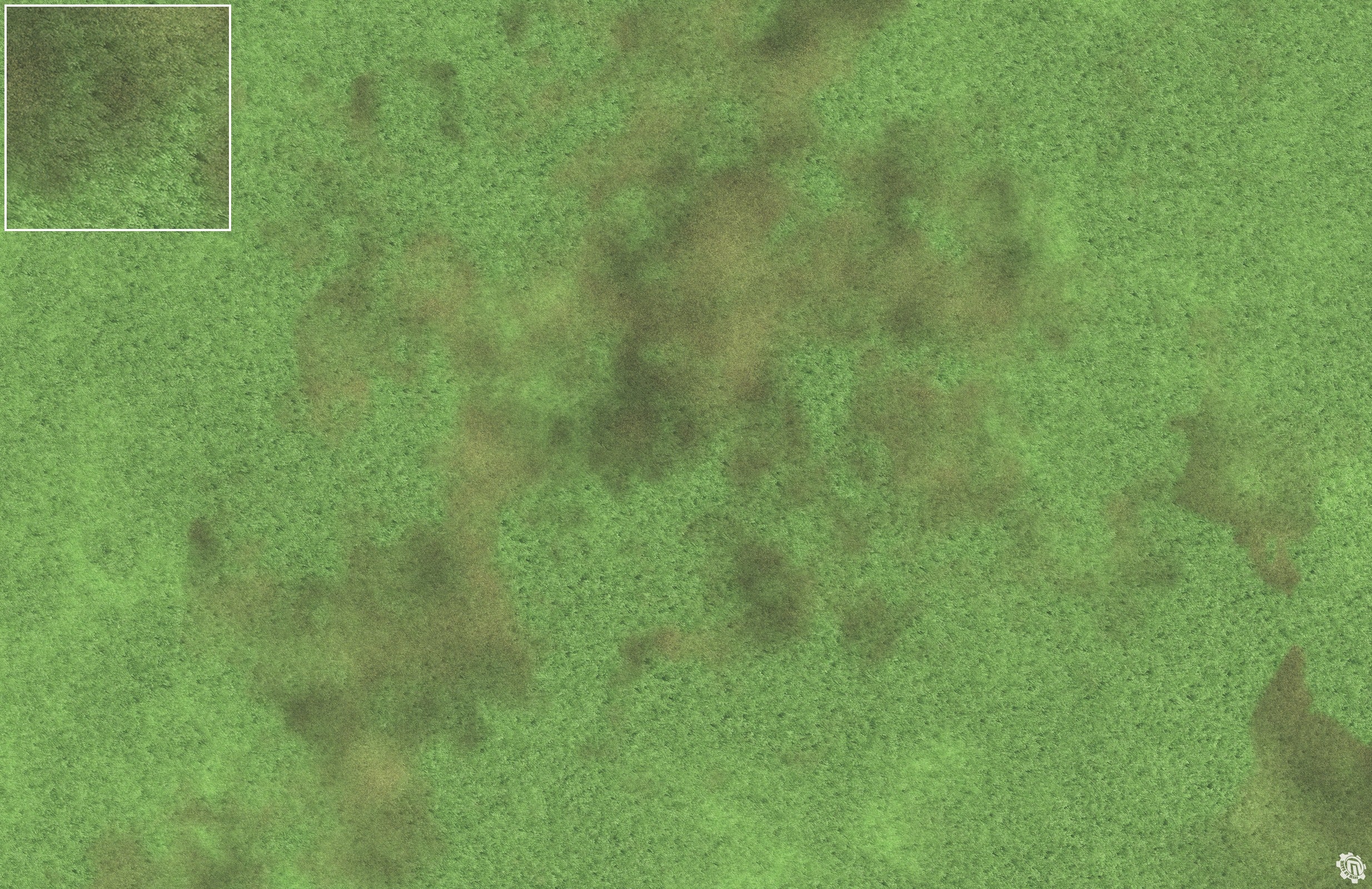 Mats by Mars: Verdant Fields Tabletop Wargaming Play Mat