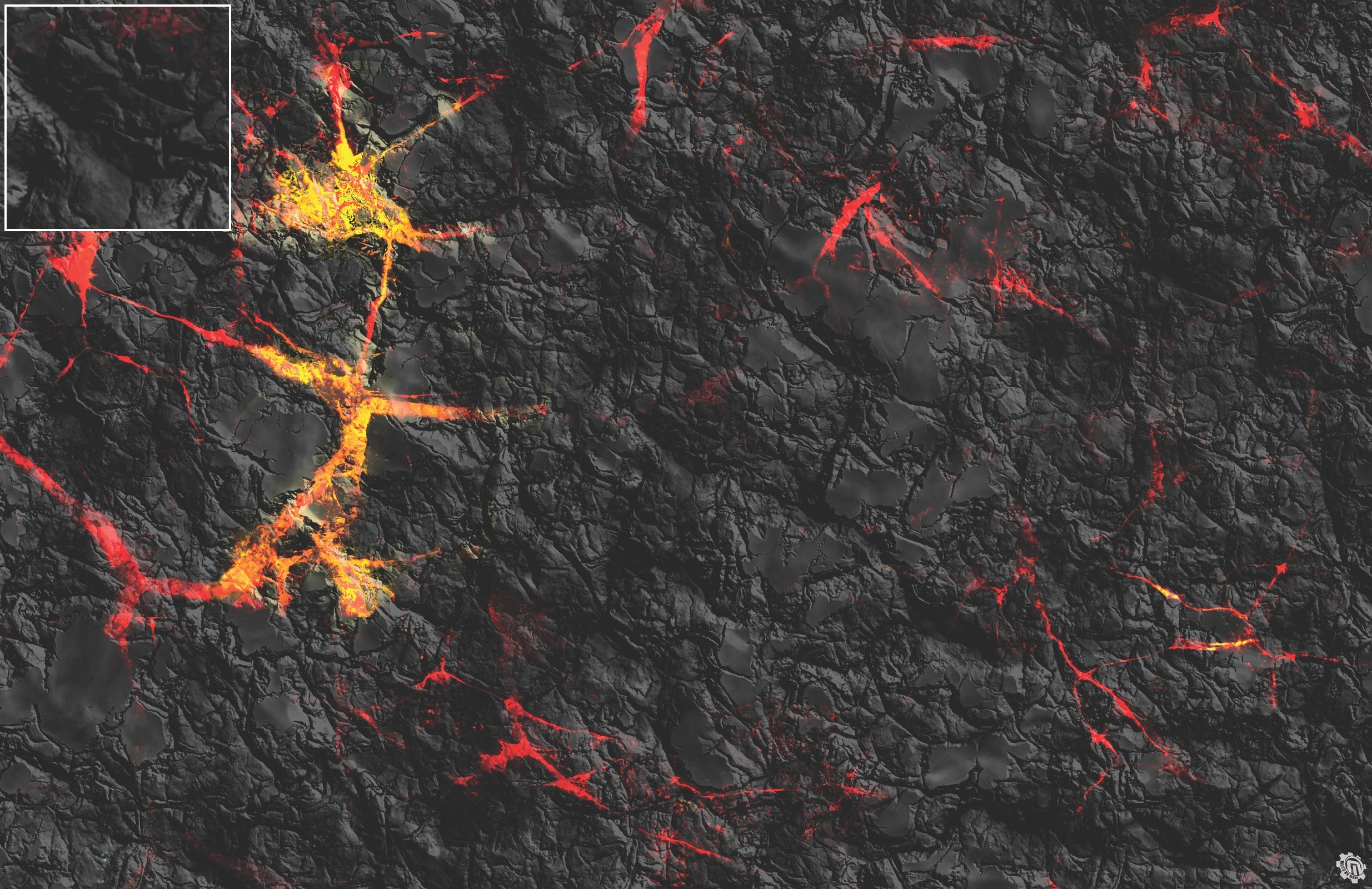 Mats by Mars: Molten Crust Tabletop Wargaming Play Mat