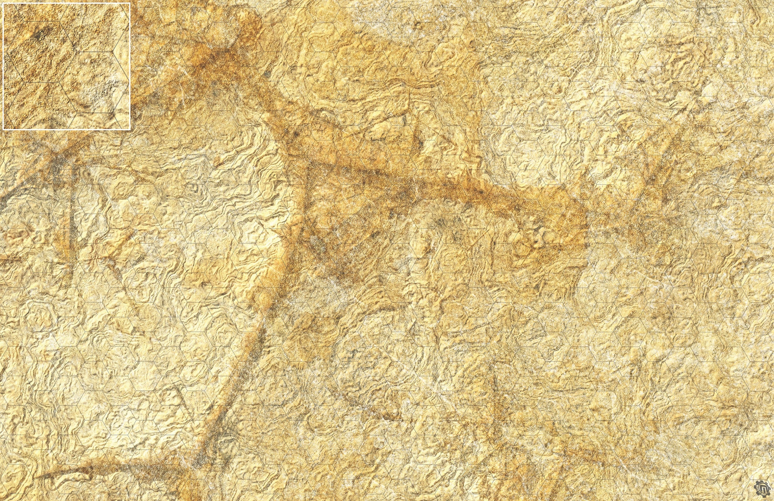Mats by Mars: Parched Earth Tabletop Wargaming Play Mat