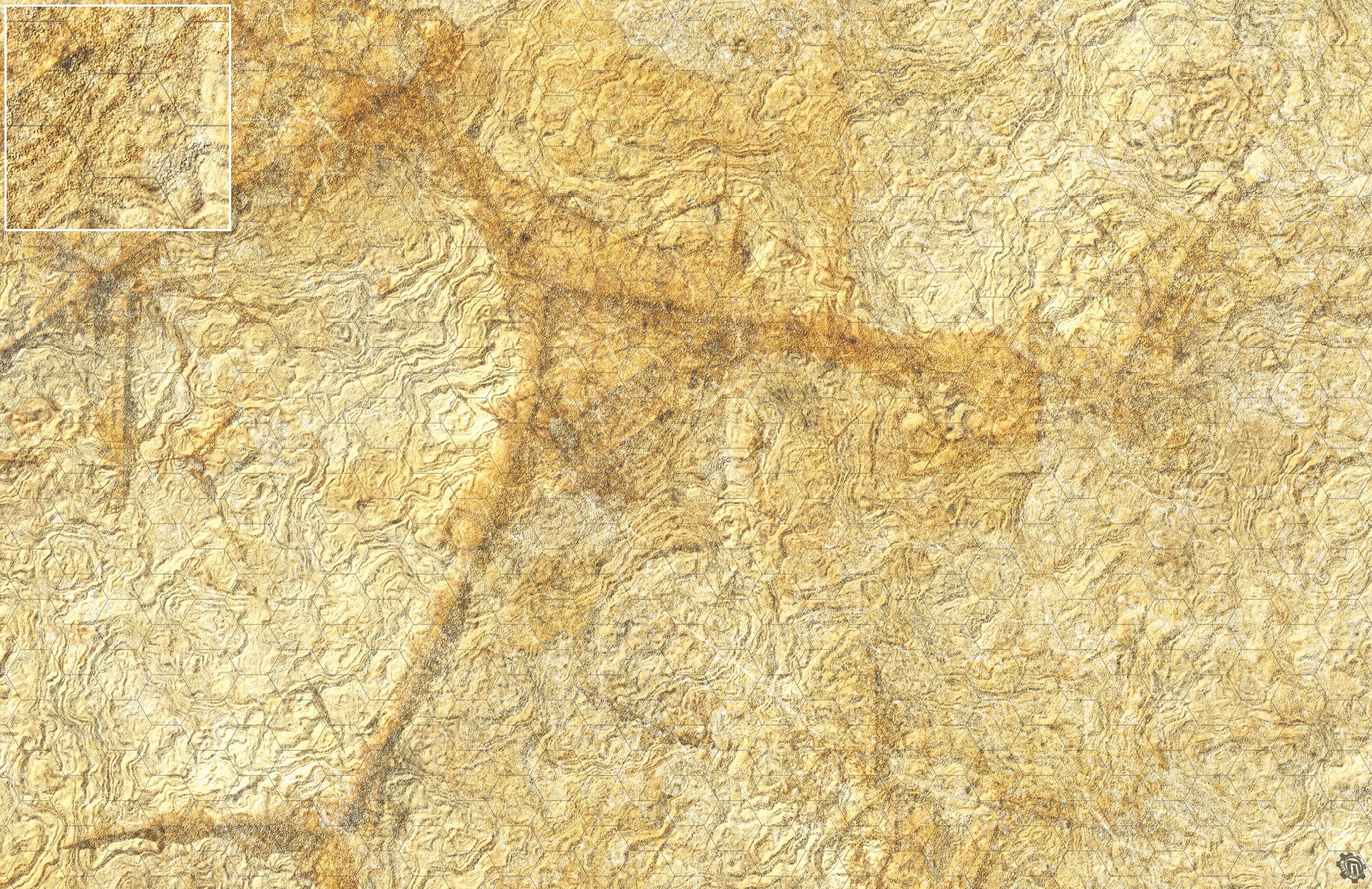 Mats by Mars: Parched Earth Tabletop Wargaming Play Mat