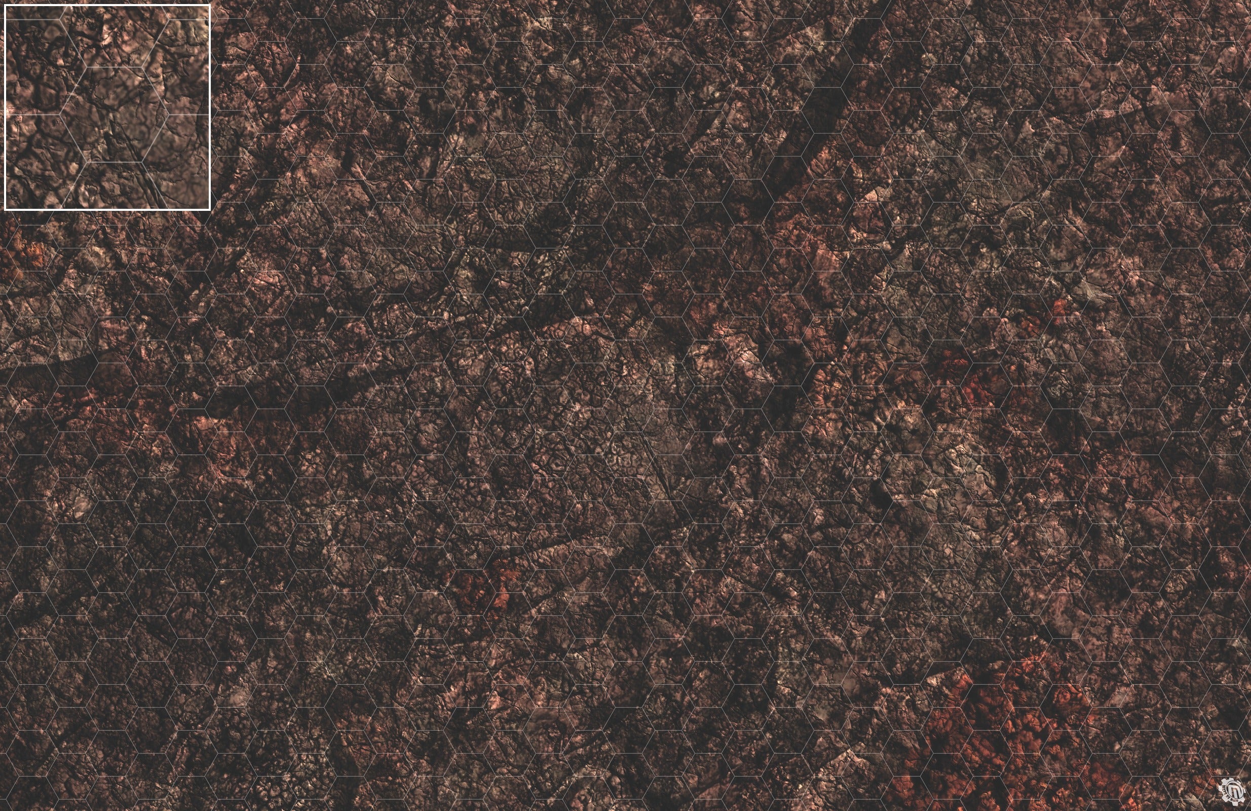 Mats by Mars: Shattered Soil Tabletop Wargaming Play Mat