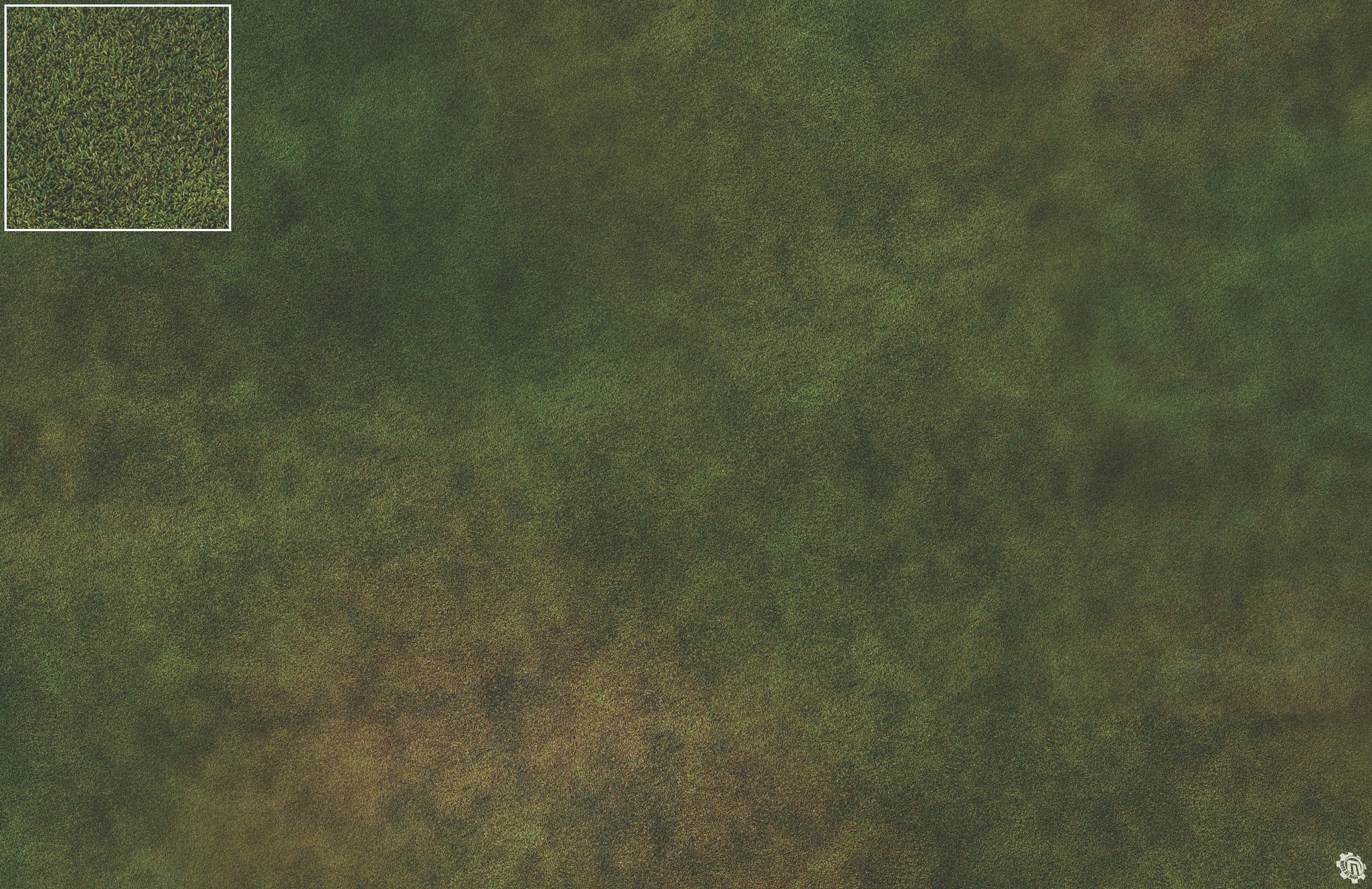 Mats by Mars: Green Meadow Tabletop Wargaming Play Mat