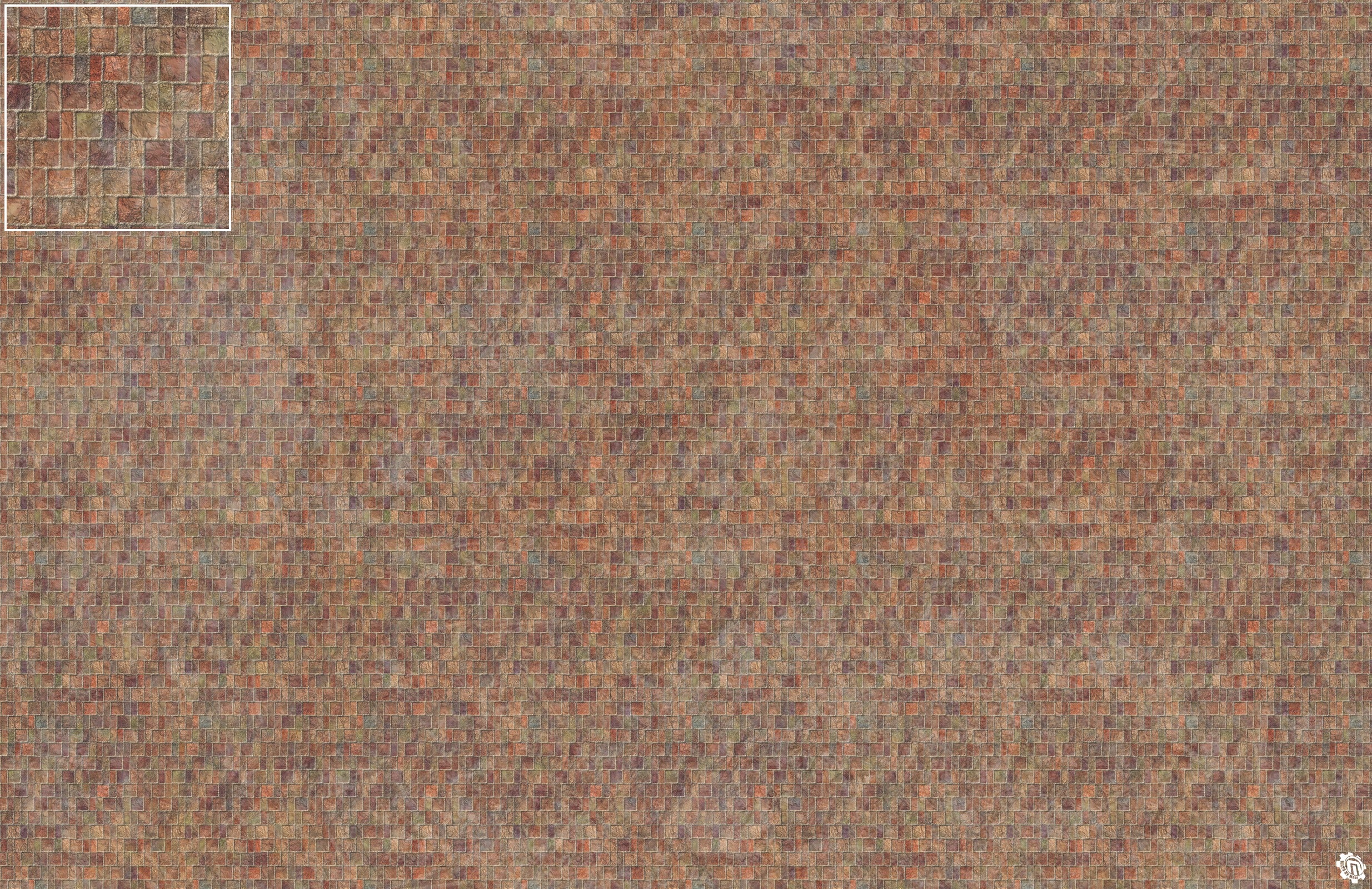Mats by Mars: Sett in Stone (Red) Tabletop Wargaming Play Mat