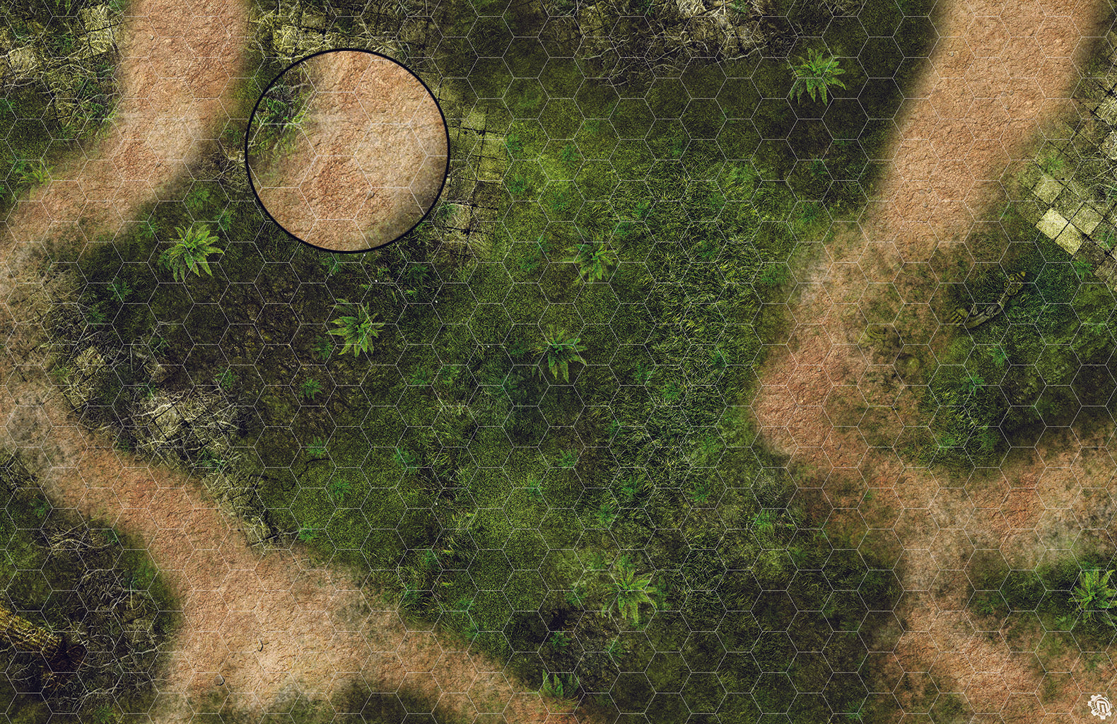 Mats by Mars: Island Path Tabletop Wargaming Play Mat