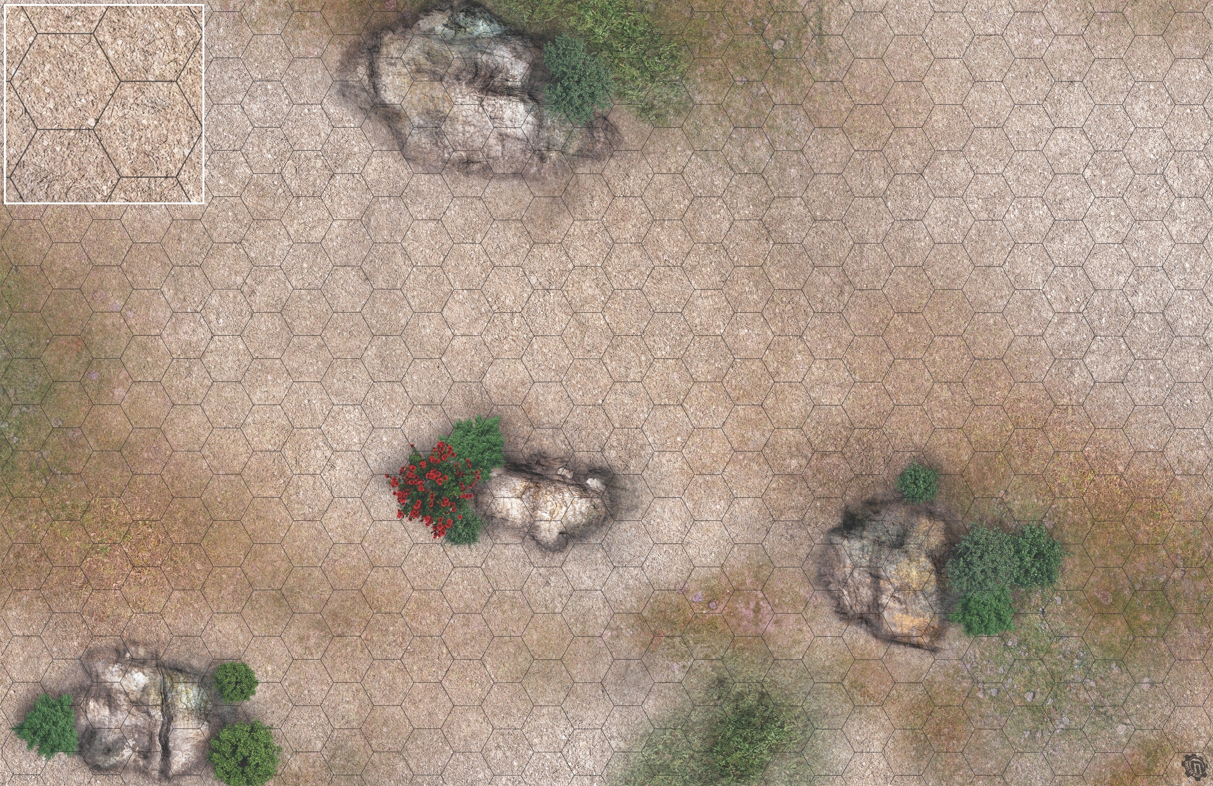 Mats by Mars: Hellenic Plateau Tabletop Wargaming Play Mat